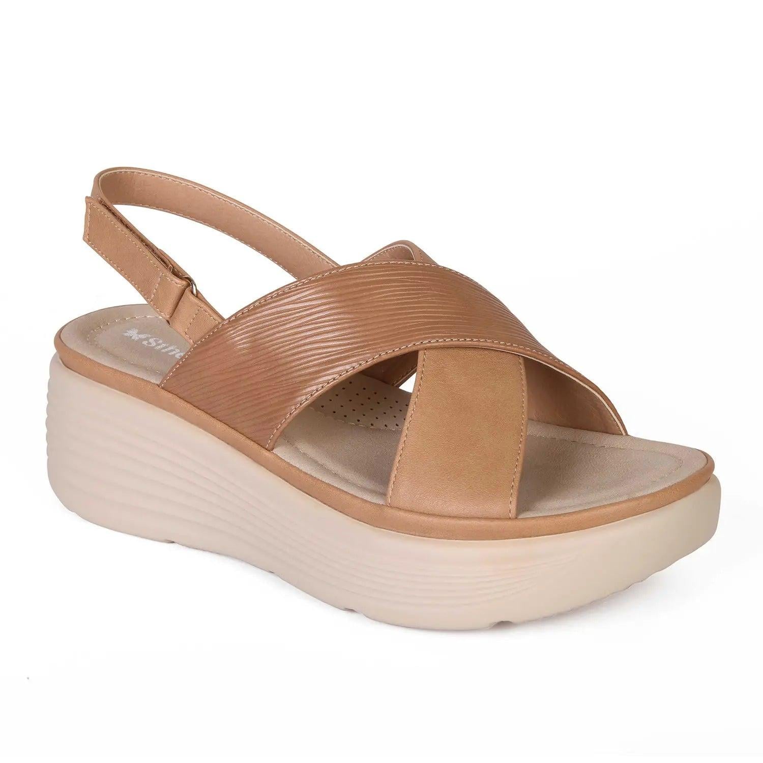 SANDALIA MUJER STHEF CASUAL MARRON 8001 - 1