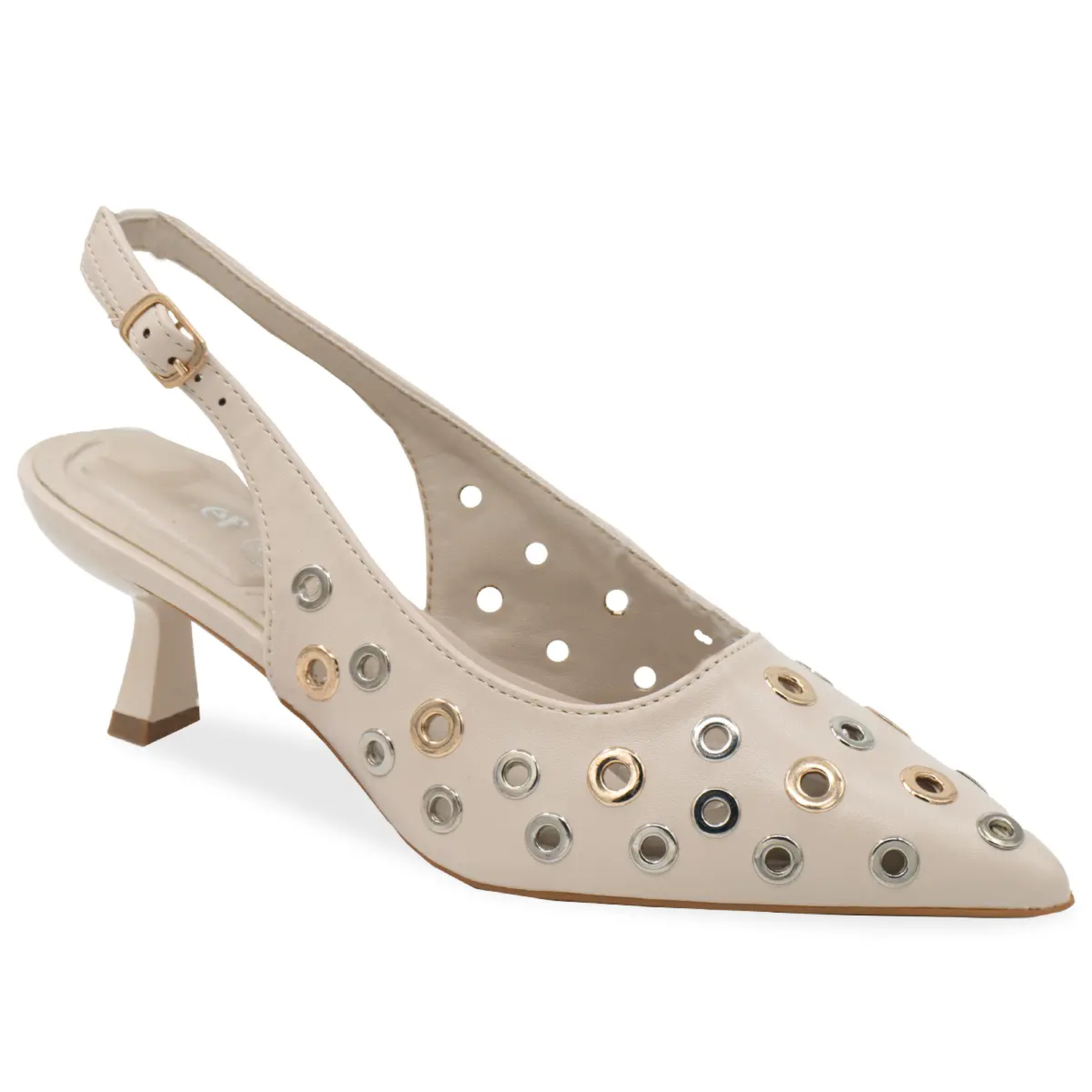 ZAPATO MUJER STHEF VESTIR BEIGE 8194 - 1