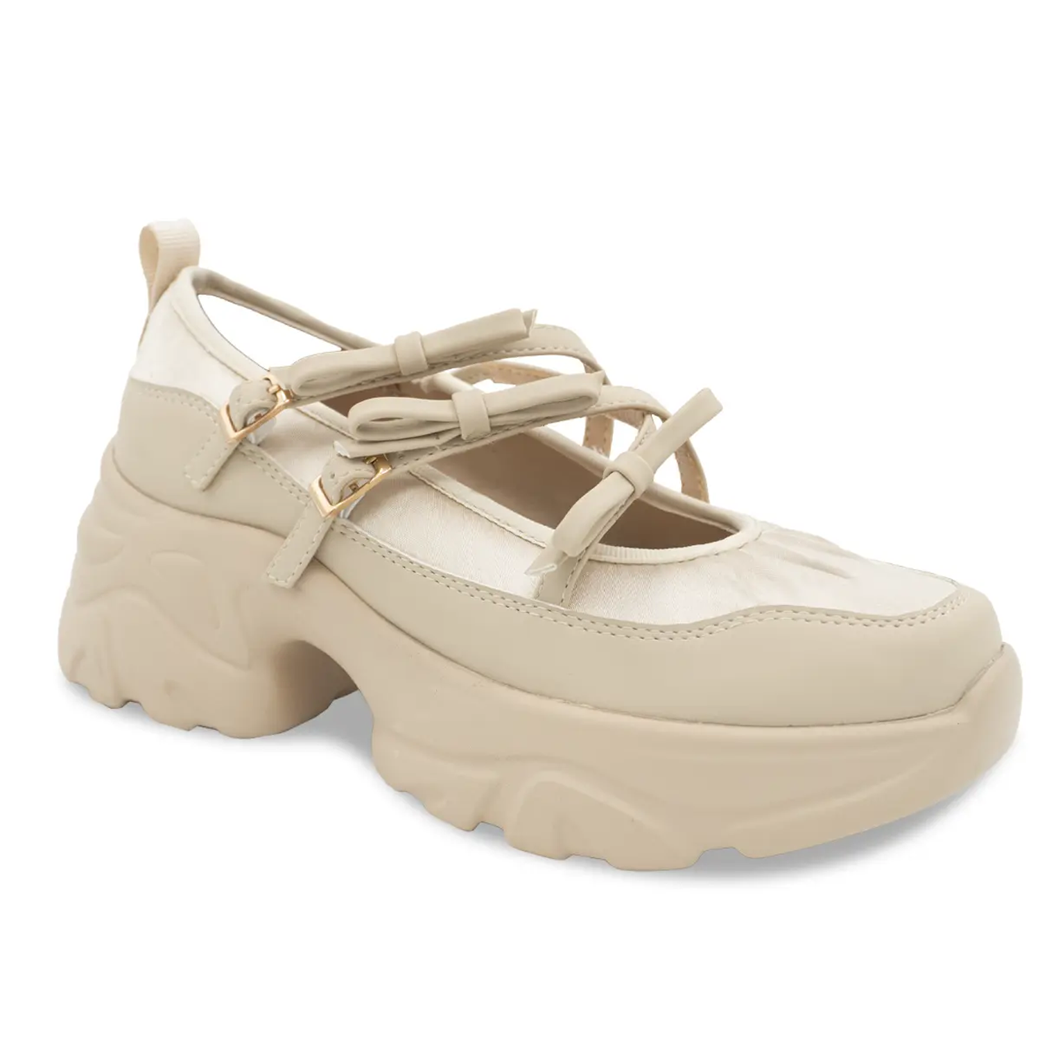 ZAPATO MUJER STHEF CASUAL BEIGE 8156 - 1