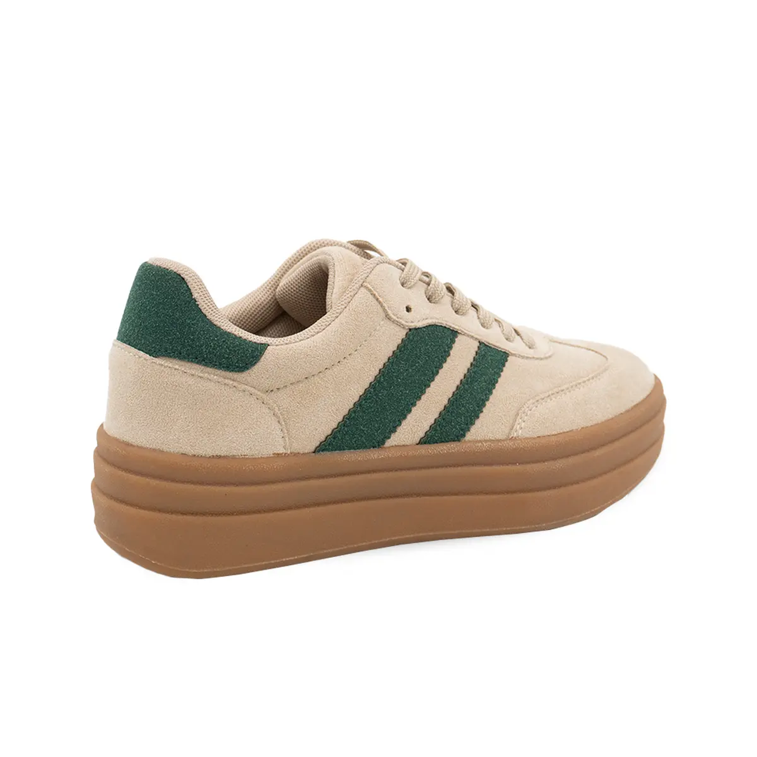 ZAPATILLA MUJER STHEF CASUAL BEIGE/VERDE 8145 VERDE 1136243 - 3