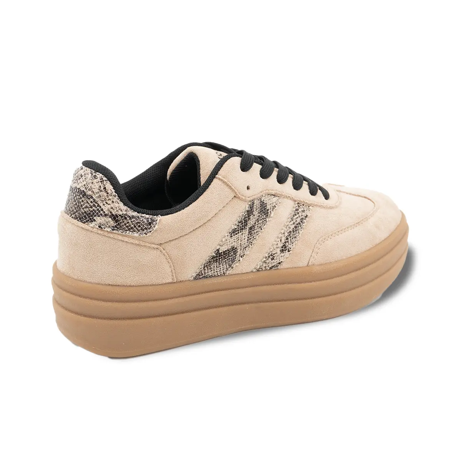 ZAPATILLA MUJER STHEF CASUAL BEIGE/ANIMAL PRINT 8145 BEIGE 1136241 - 3