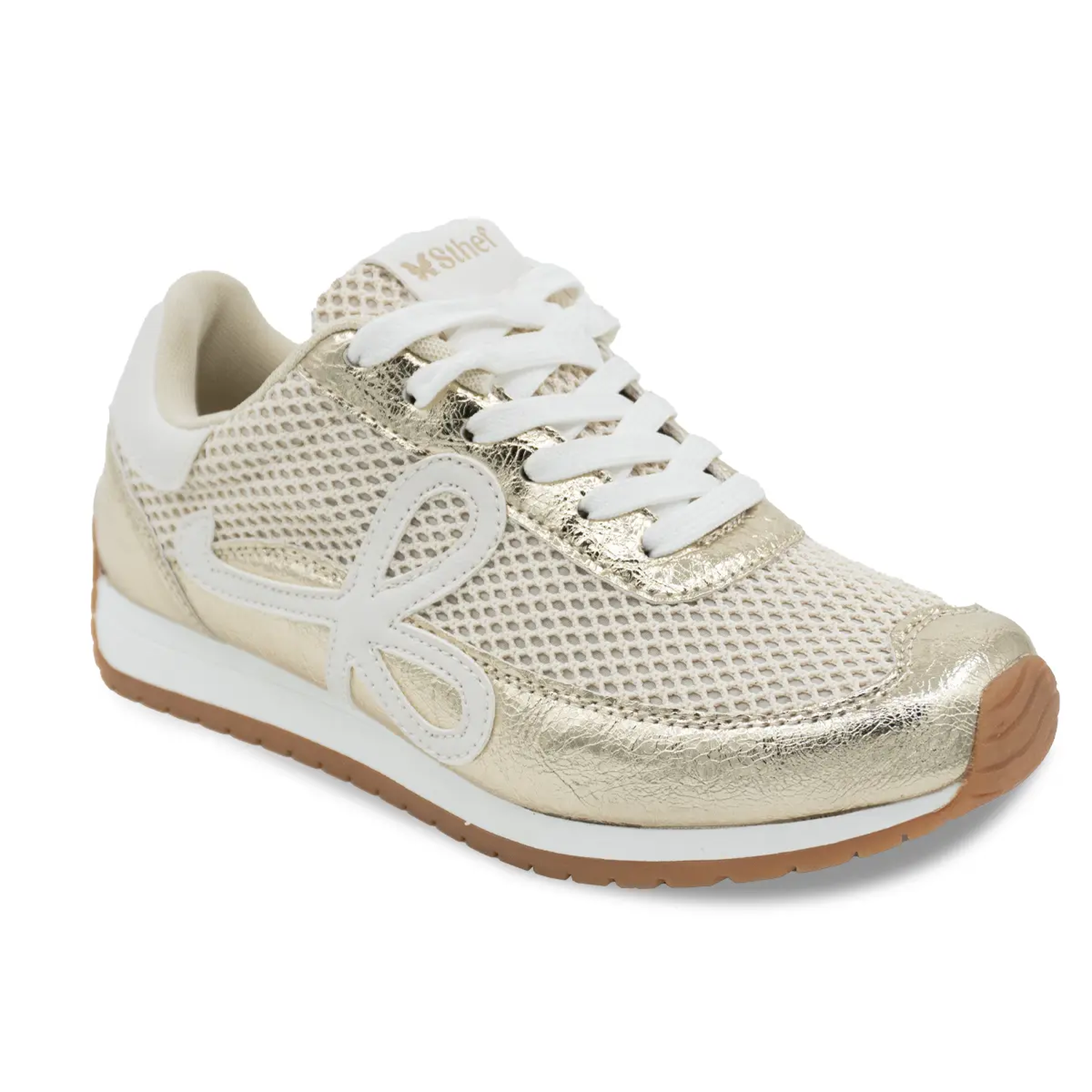 ZAPATILLA MUJER STHEF CASUAL DORADO 8146 - 1