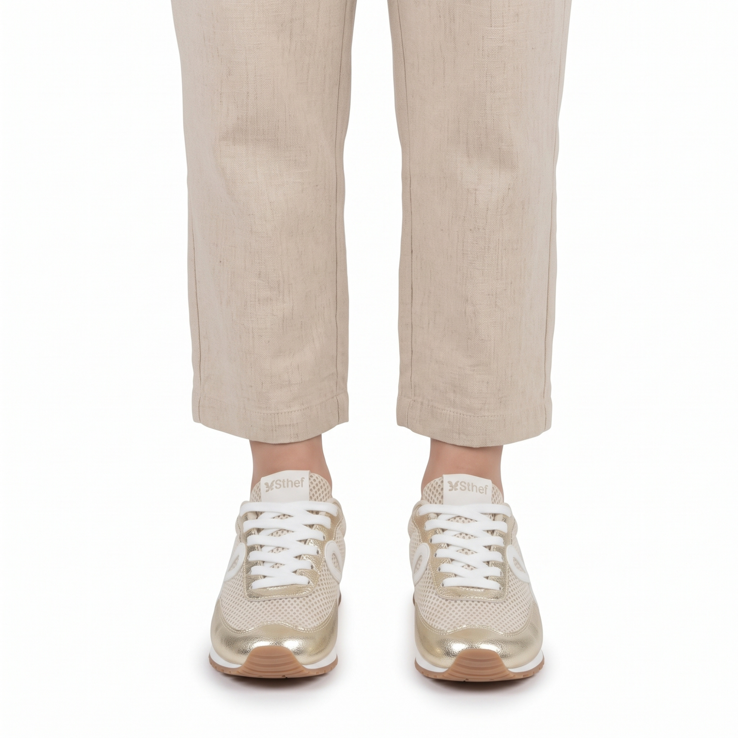 ZAPATILLA MUJER STHEF CASUAL DORADO 8146 DORADO 1137376 - 7