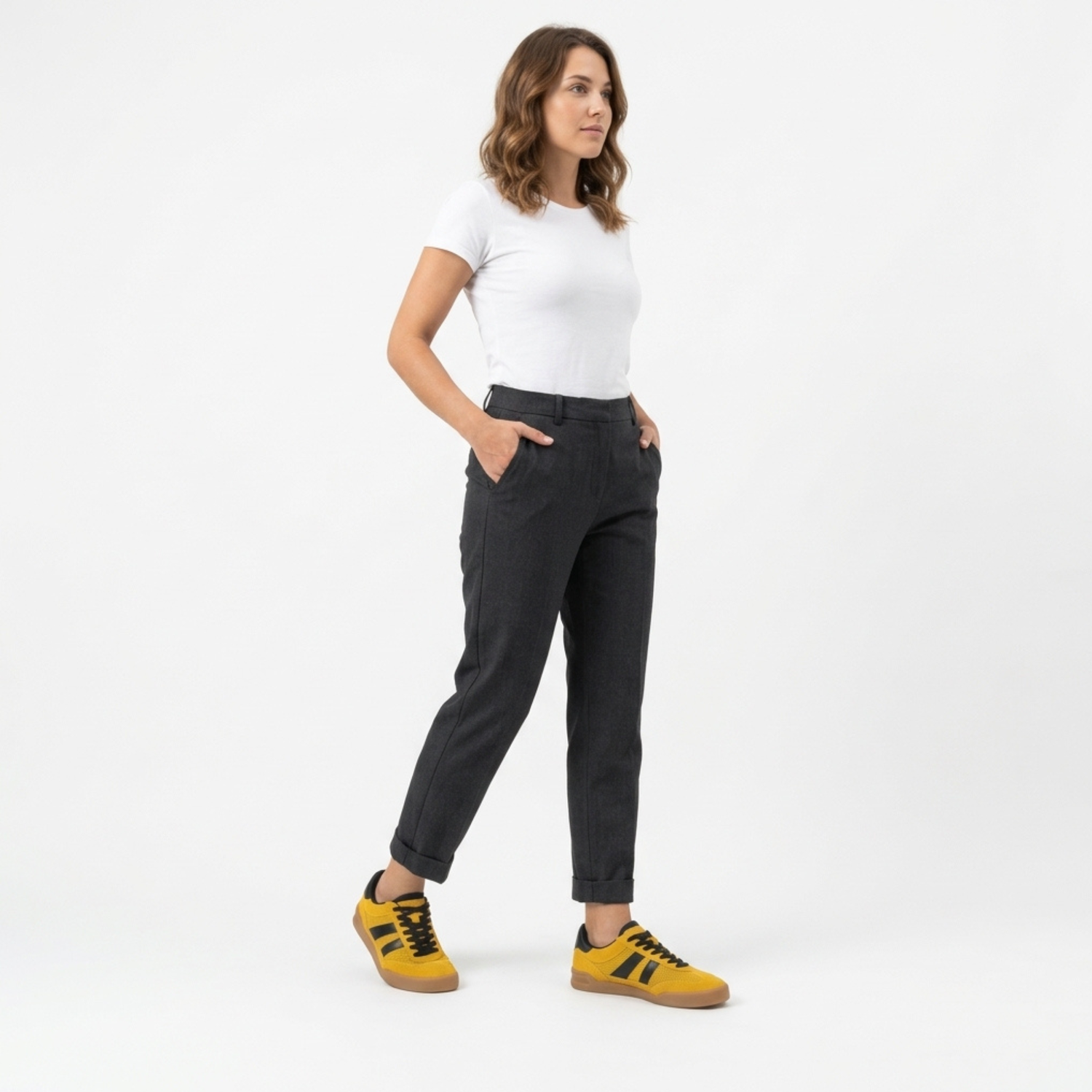 ZAPATILLA MUJER STHEF CASUAL AMARILLO 8142 AMARILLO 1136211 - 6