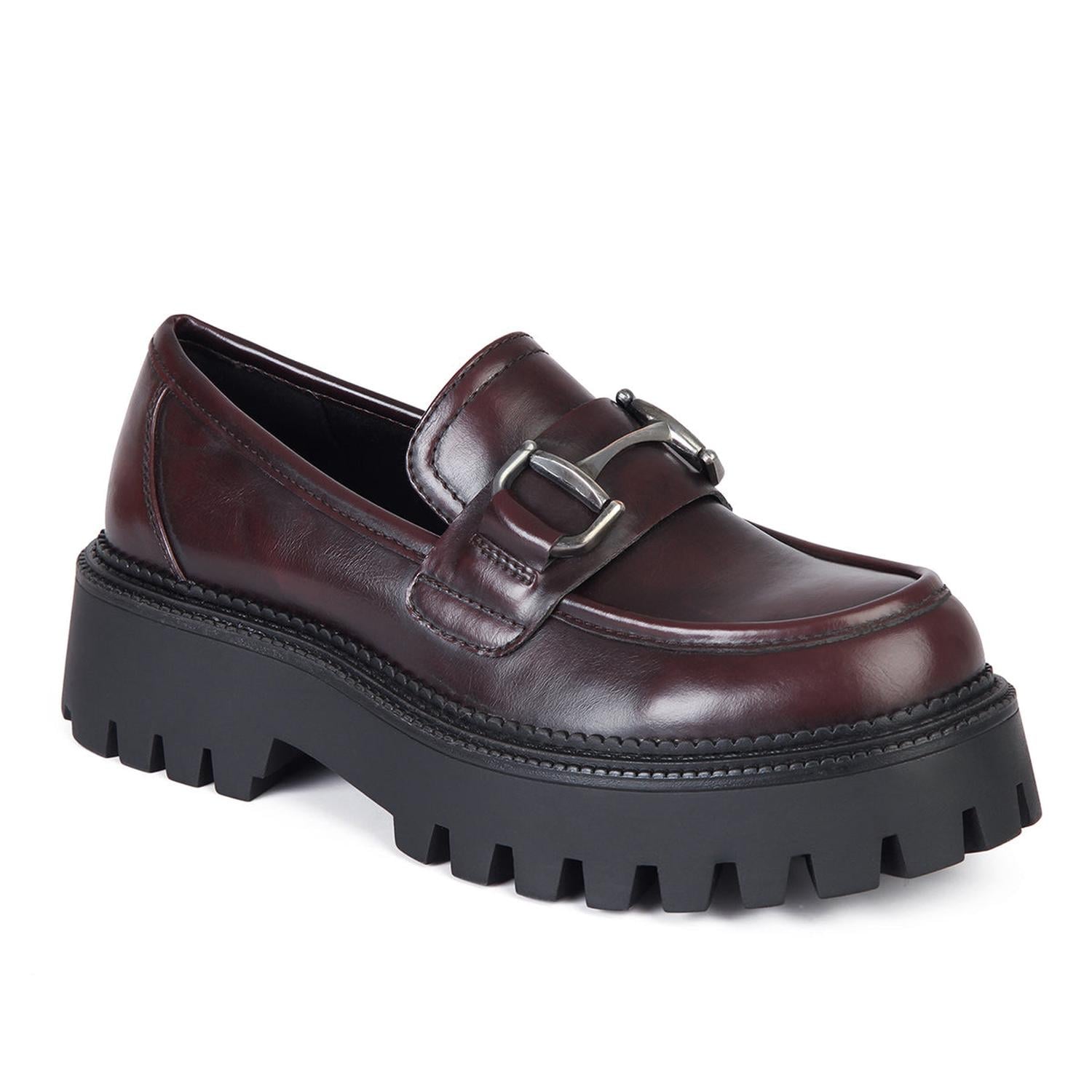 MOCASIN MUJER STHEF BURGUNDY 7920 - 1