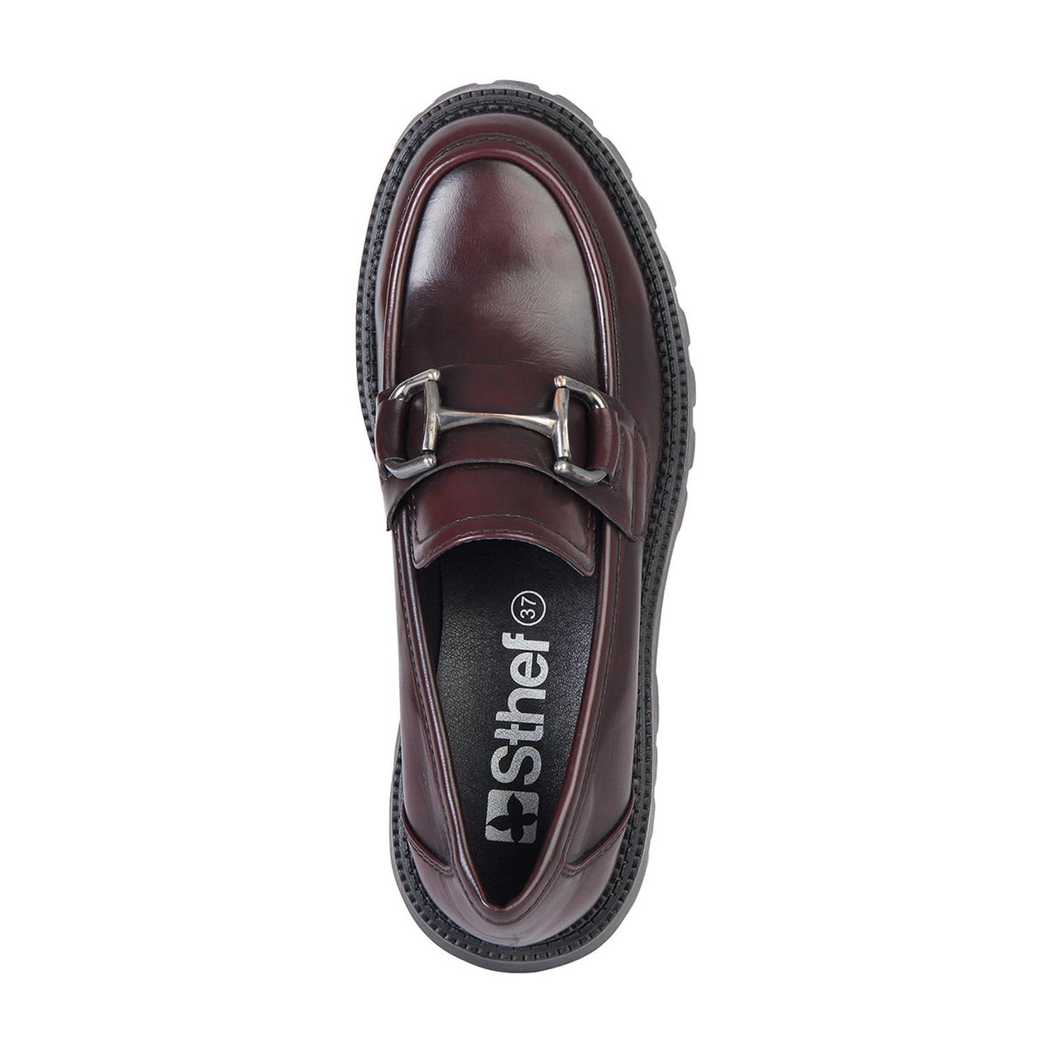 MOCASIN MUJER STHEF BURGUNDY 7920 ROJO 1114241 - 4