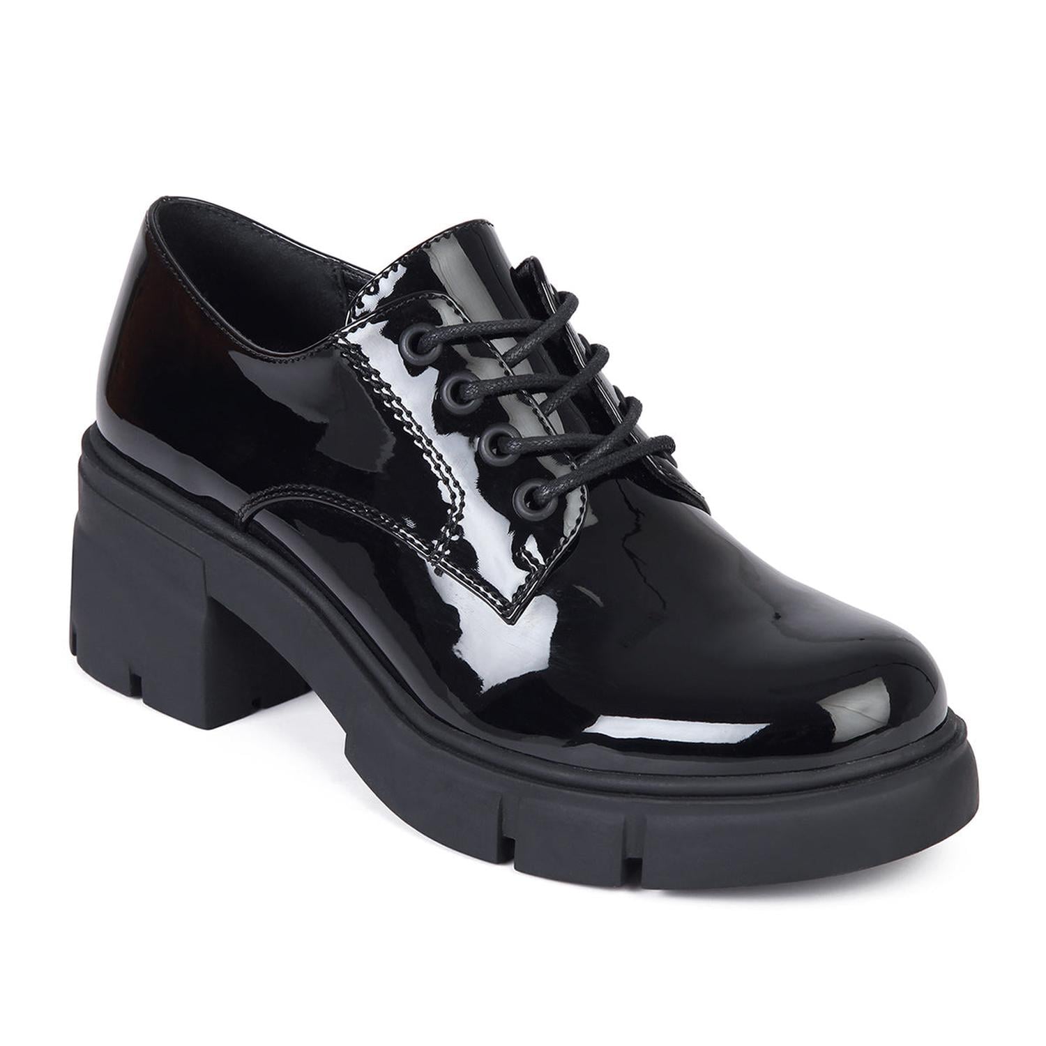 MOCASIN MUJER STHEF NEGRO CHAROL 7950 - 1