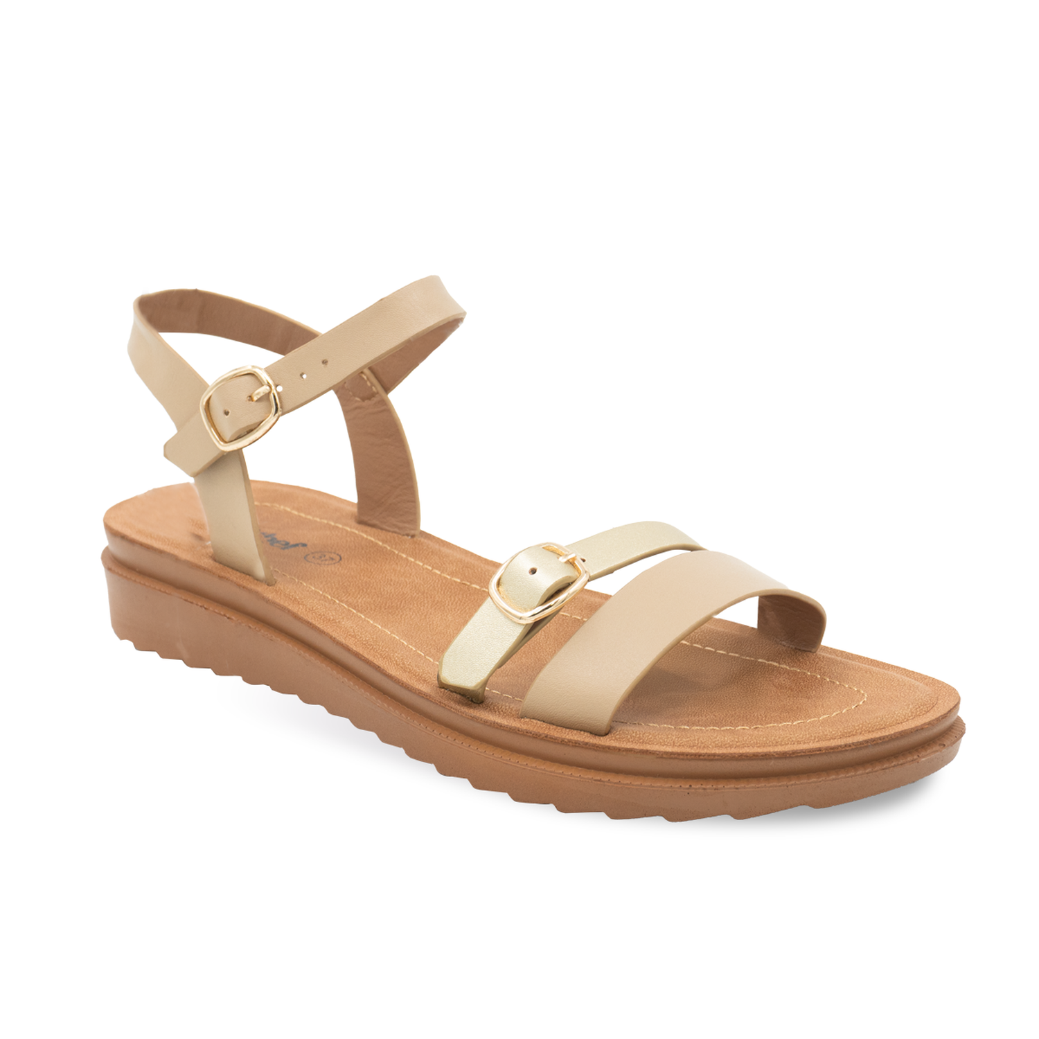 SANDALIA MUJER STHEF CASUAL BEIGE 8164 - 1