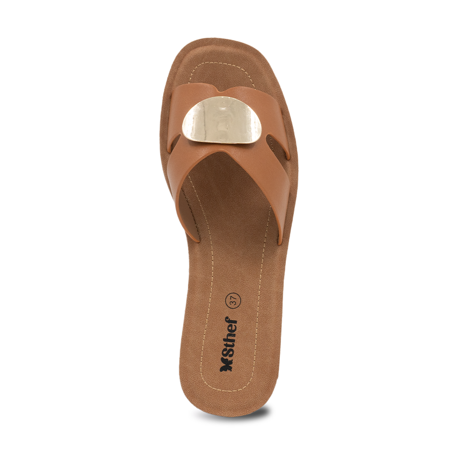 SANDALIA MUJER STHEF CASUAL MARRON 8165 MARRÓN 1136591 - 4