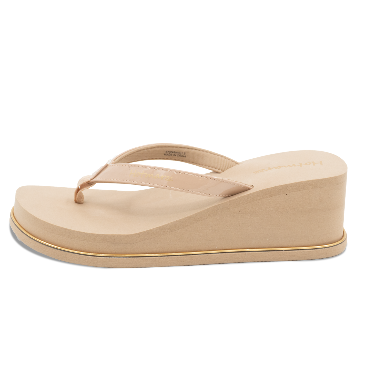 SANDALIA MUJER STHEF PLAYERA BEIGE 8198 - 1