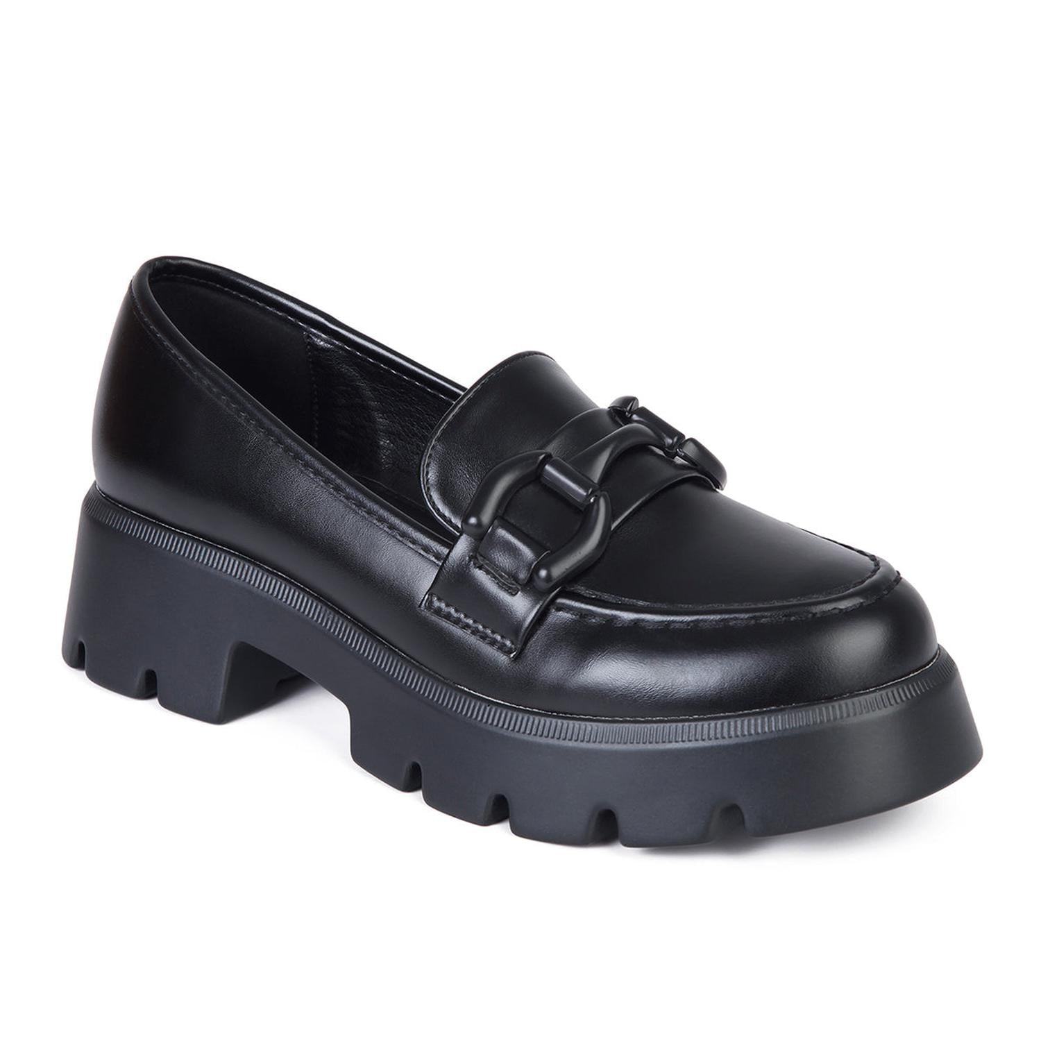 MOCASIN MUJER STHEF NEGRO 7929 - 1