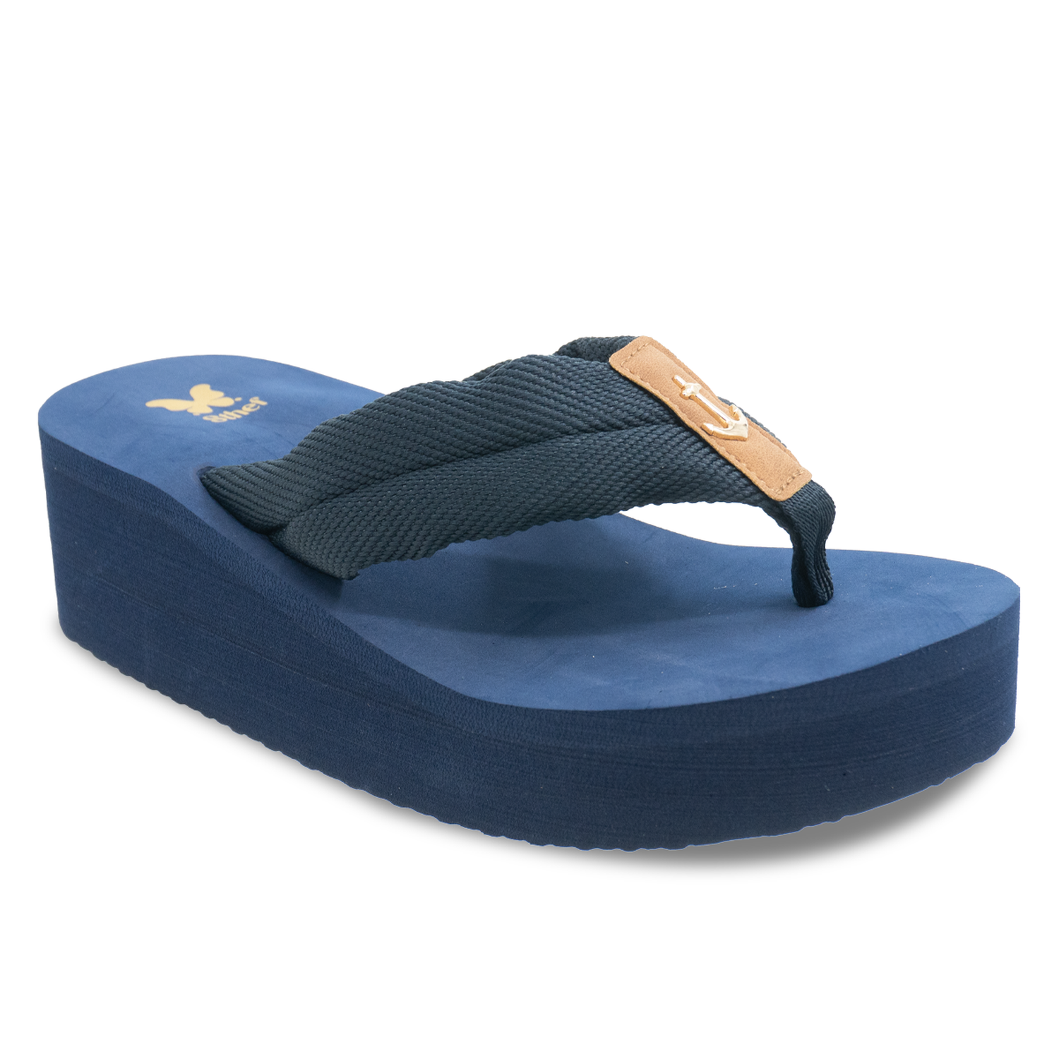 SANDALIA MUJER STHEF PLAYERA AZUL 8204 - 1