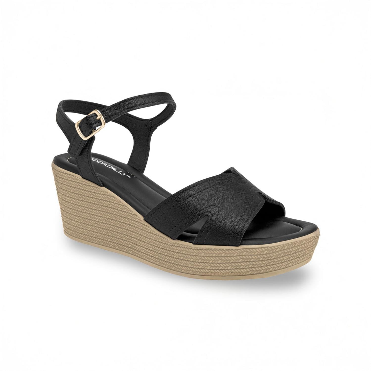SANDALIA MUJER PICCADILLY CASUAL PRETO 62800500000001 - 1