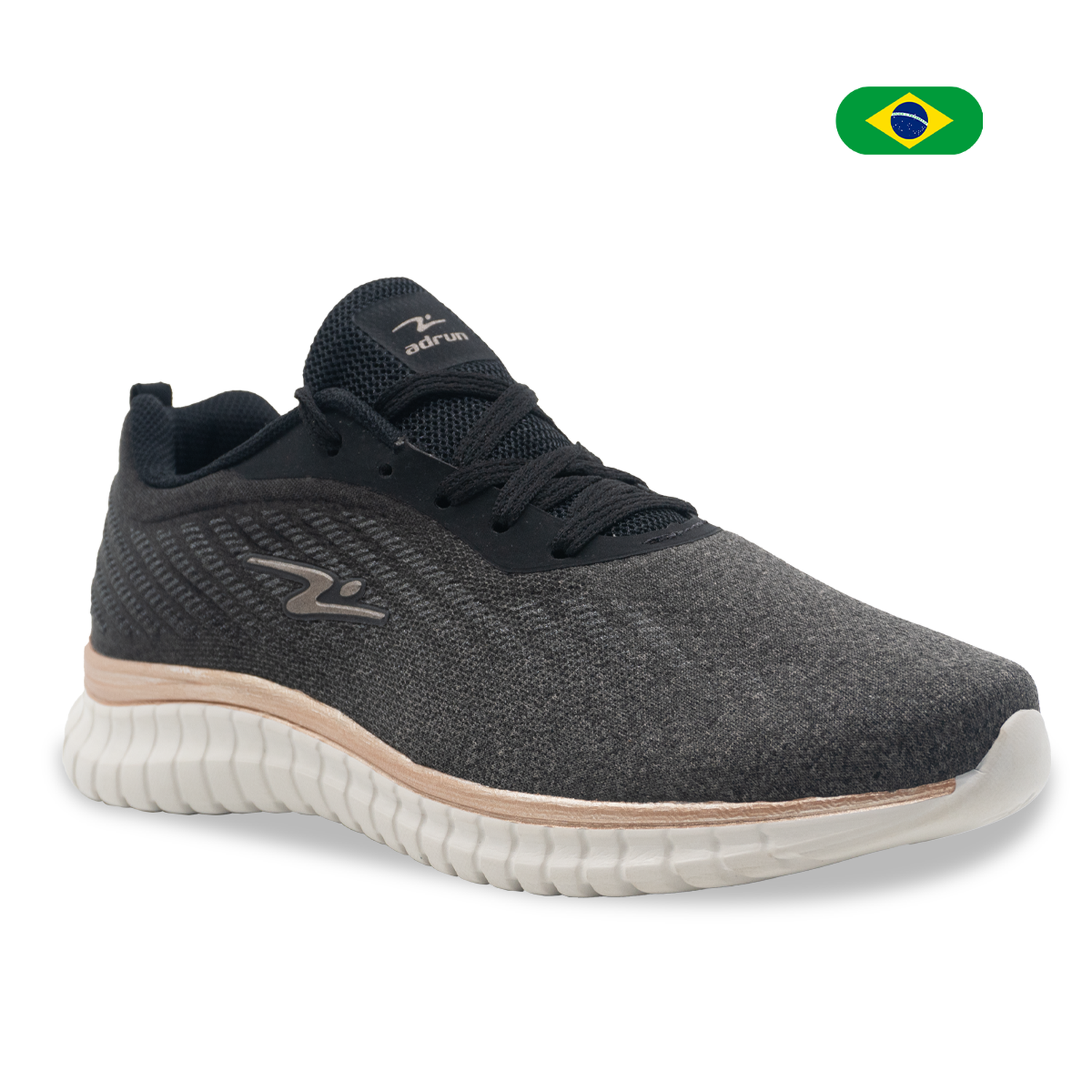 ZAPATILLA AD RUN PRETO/BRONZE 8614F - 1