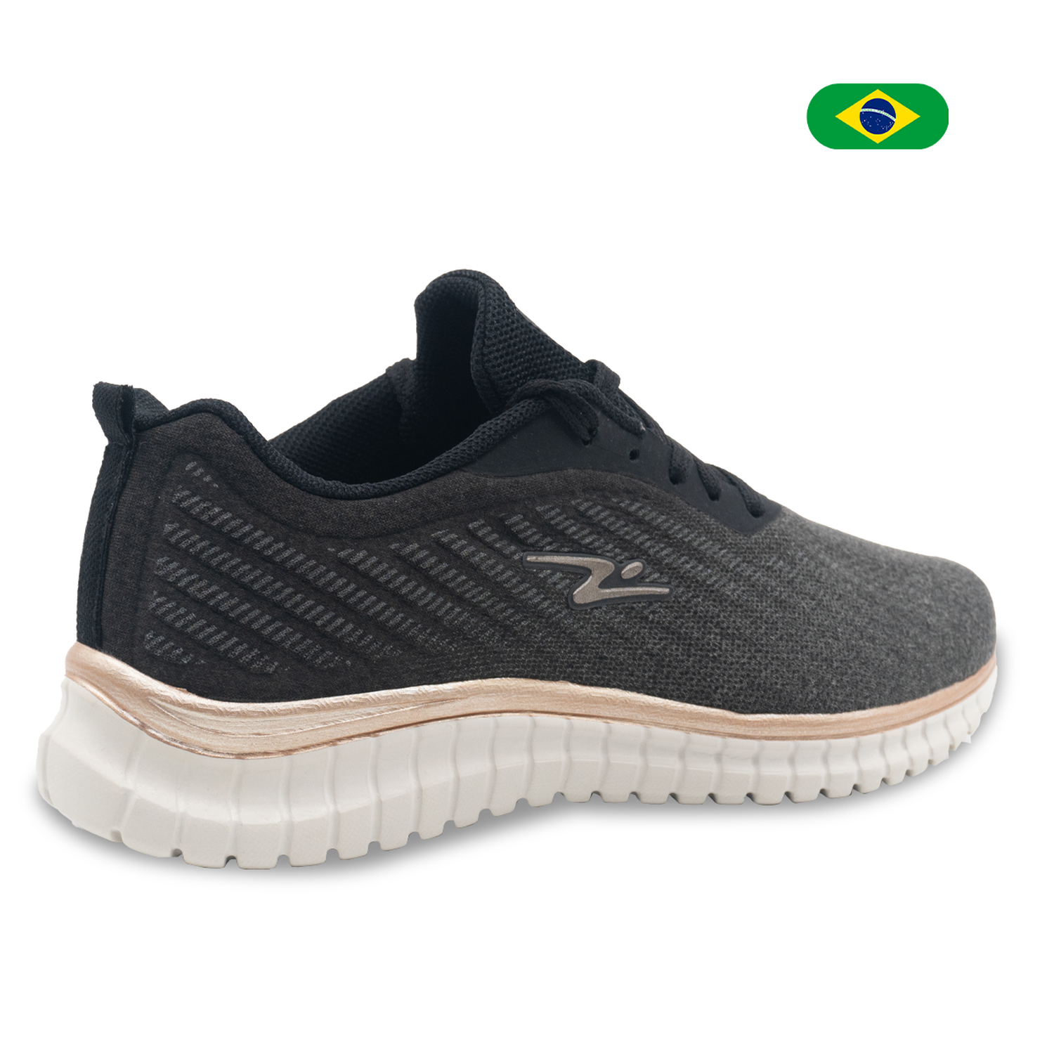 ZAPATILLA AD RUN PRETO/BRONZE 8614F NEGRO 1074103 - 3