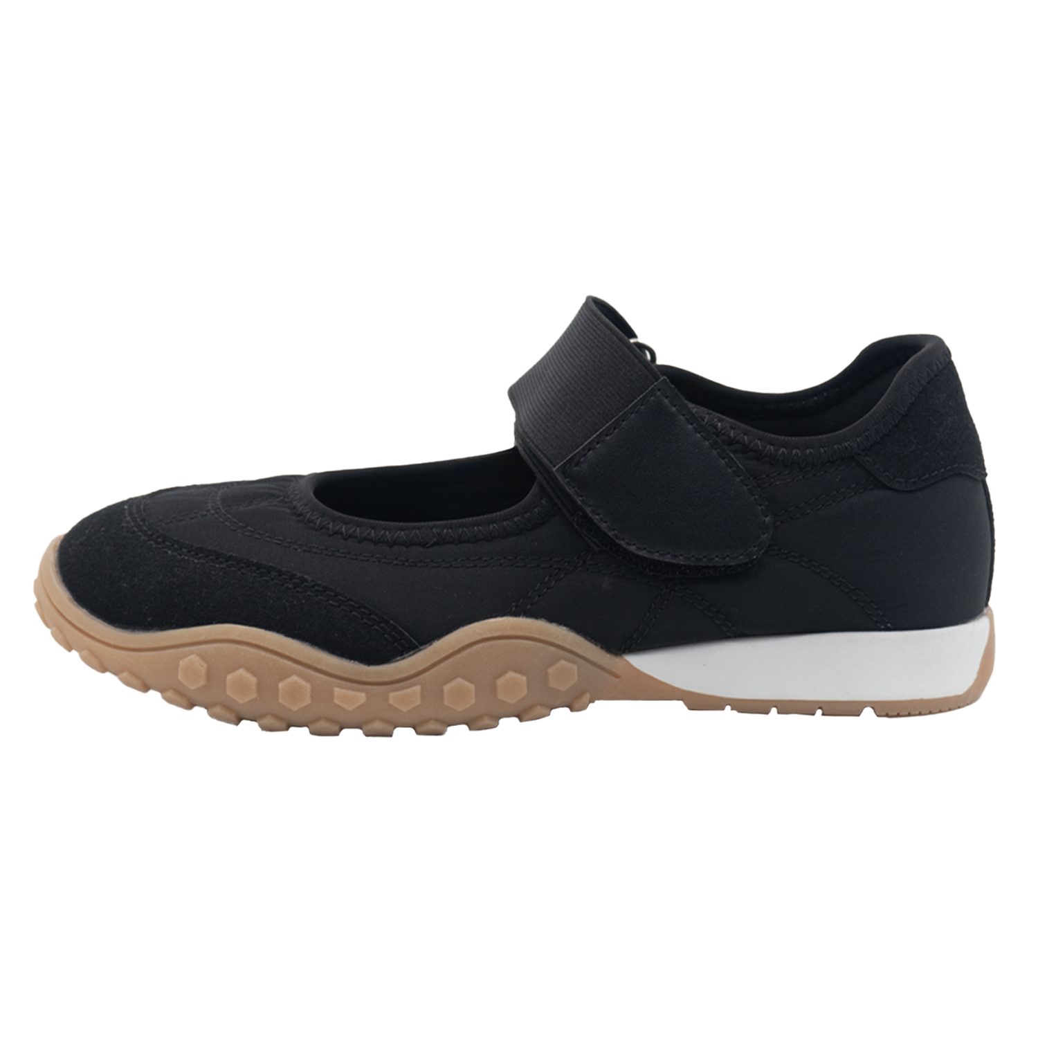 BALERINA MUJER STHEF CASUAL NEGRO 8330 BEIGE 1144157 - 2