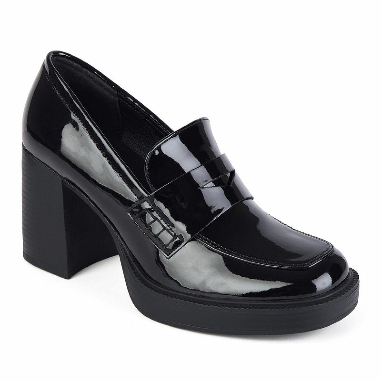 MOCASIN MUJER STHEF NEGRO CHAROL 7971 - 1