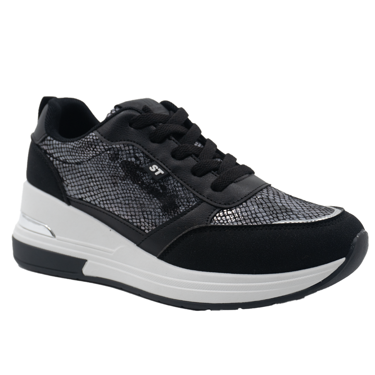 ZAPATILLA MUJER STHEF CASUAL NEGRO 8284 - 1