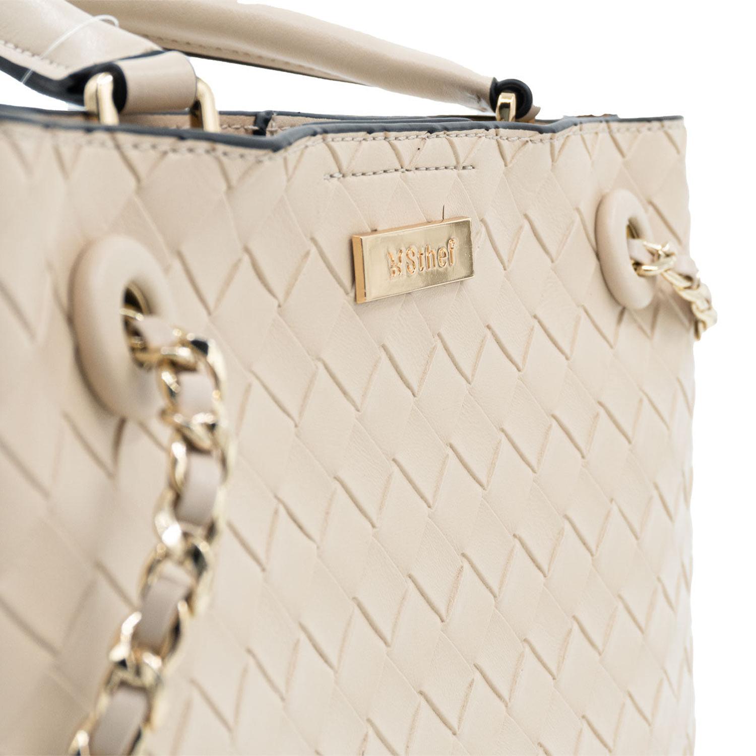 CARTERA CASUAL MUJER BEIGE STHEF 8334 - 4