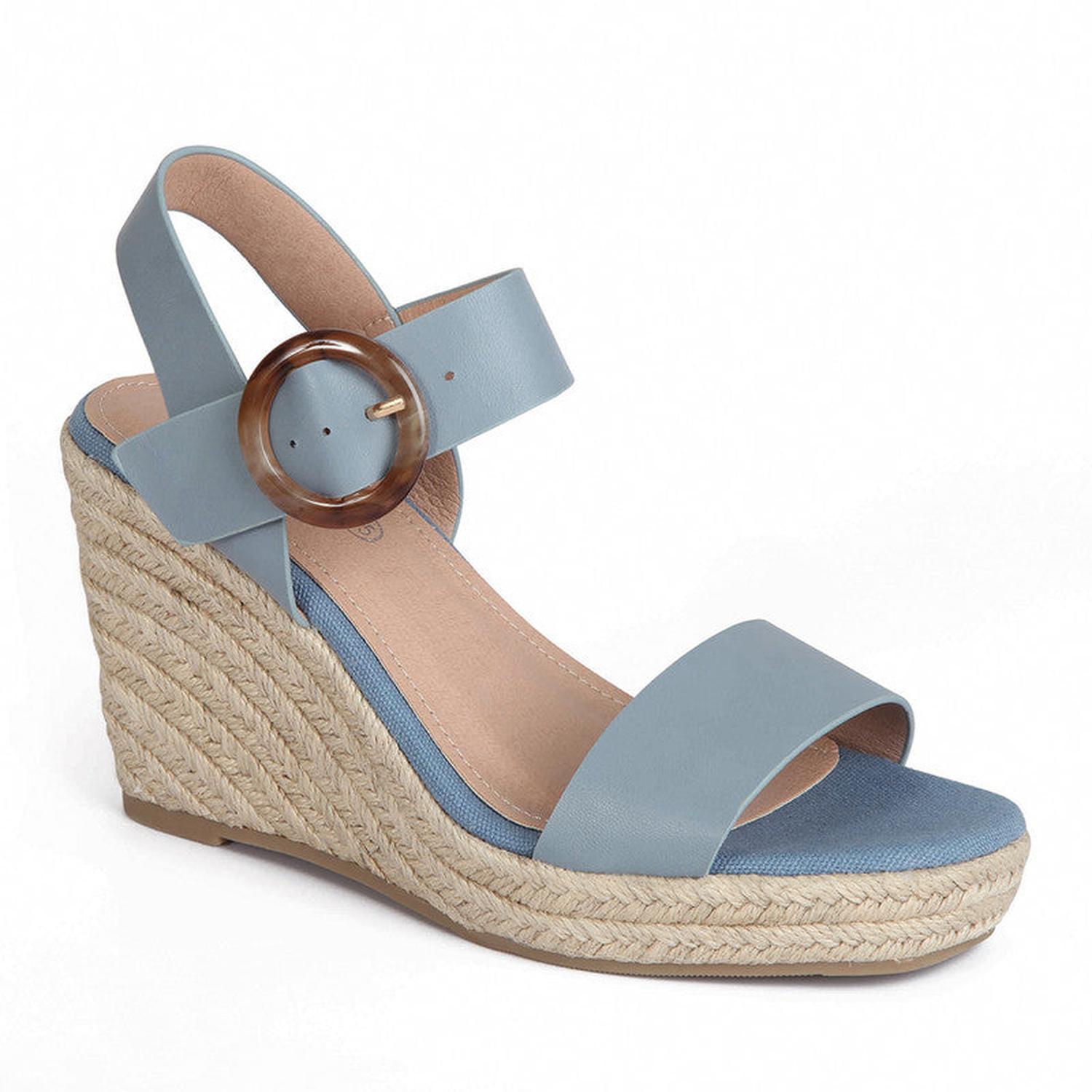 SANDALIA MUJER STHEF CASUAL AZUL 7783 - 1