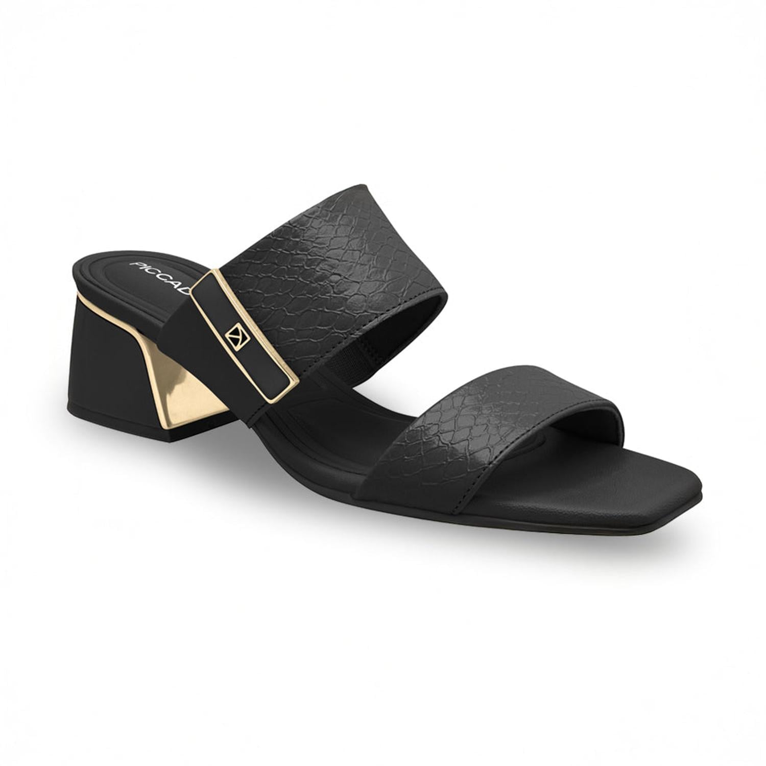 SANDALIA PICCADILLY VESTIR PRETO 54308100000002 - 1