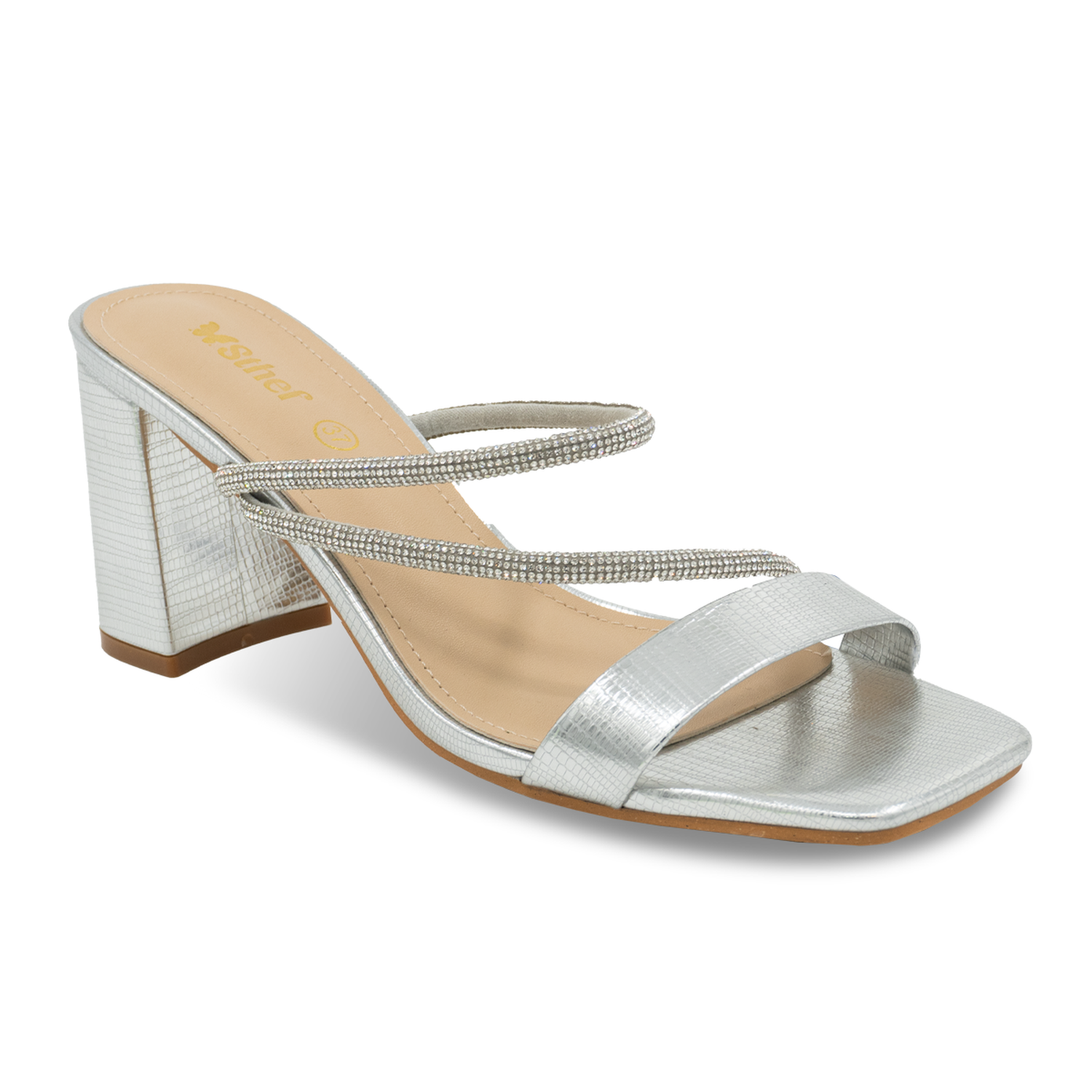 SANDALIA MUJER STHEF FIESTA PLATA 8158 - 1