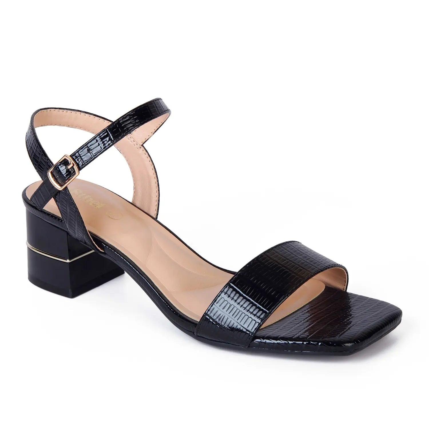 SANDALIA MUJER STHEF VESTIR NEGRO CHAROL 8026 NEGRO 1123070 - 1