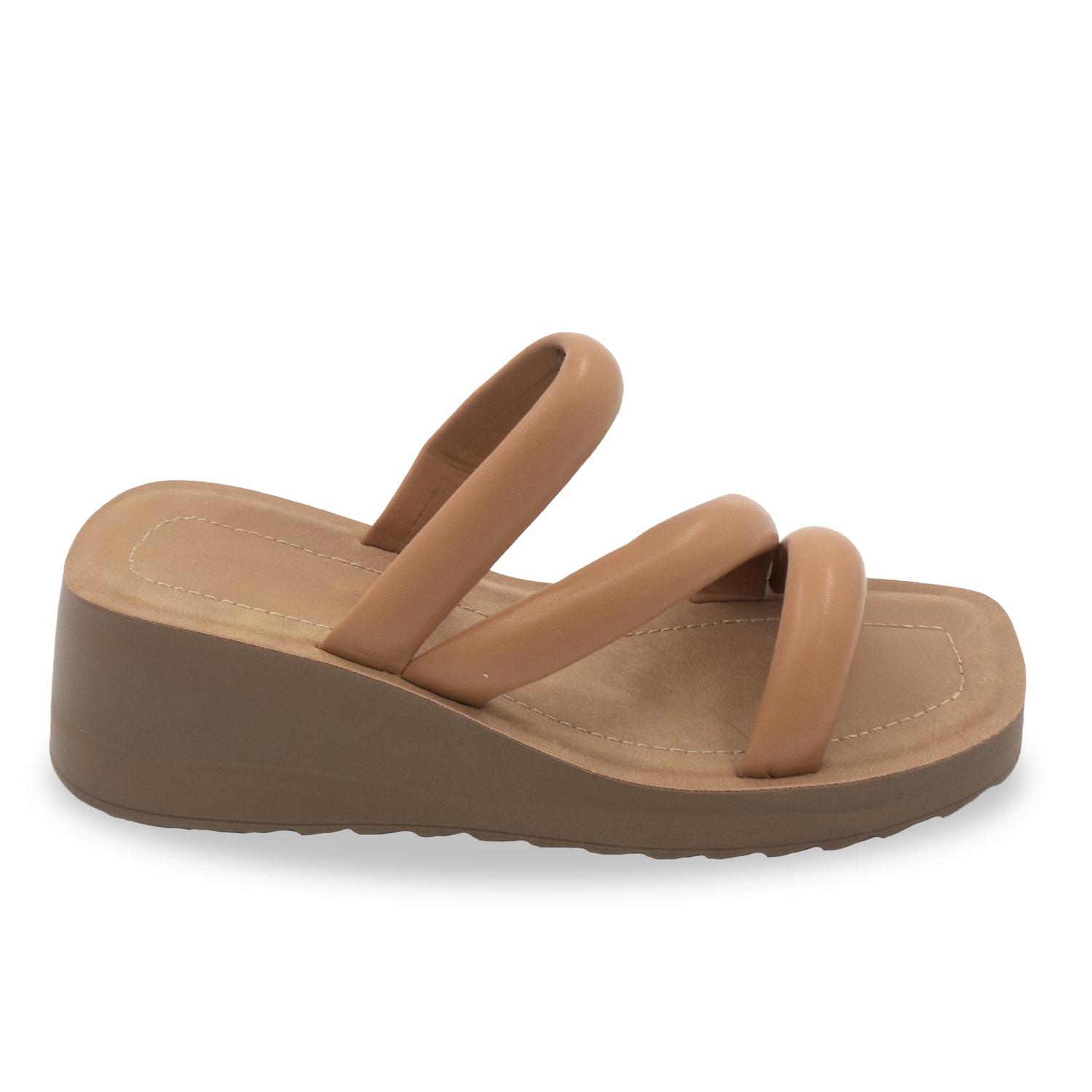SANDALIA MUJER STHEF CASUAL CAMEL 7843 MARRÓN 1107258 - 2