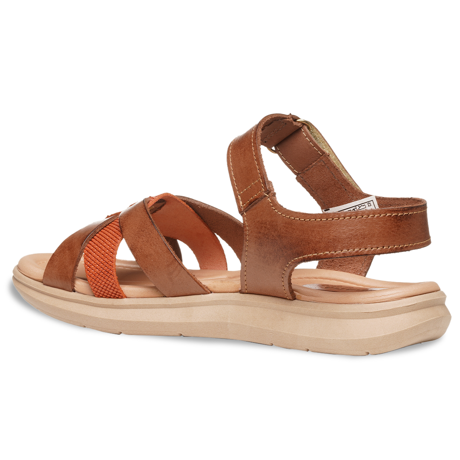 SANDALIA MUJER PEGADA CASUAL TERRACOTA 232818-04 MARRÓN 1144247 - 3