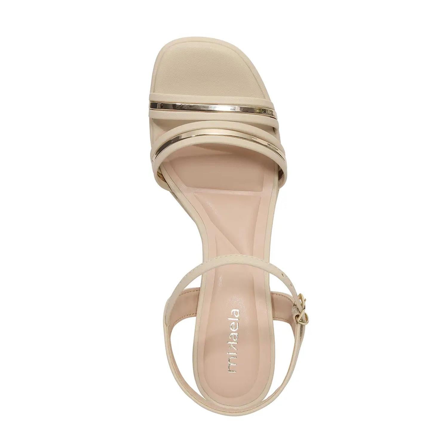 SANDALIA MUJER MIKAELA FIESTA CHAMPAGNE 20246-08 30590 BEIGE 1128410 - 2