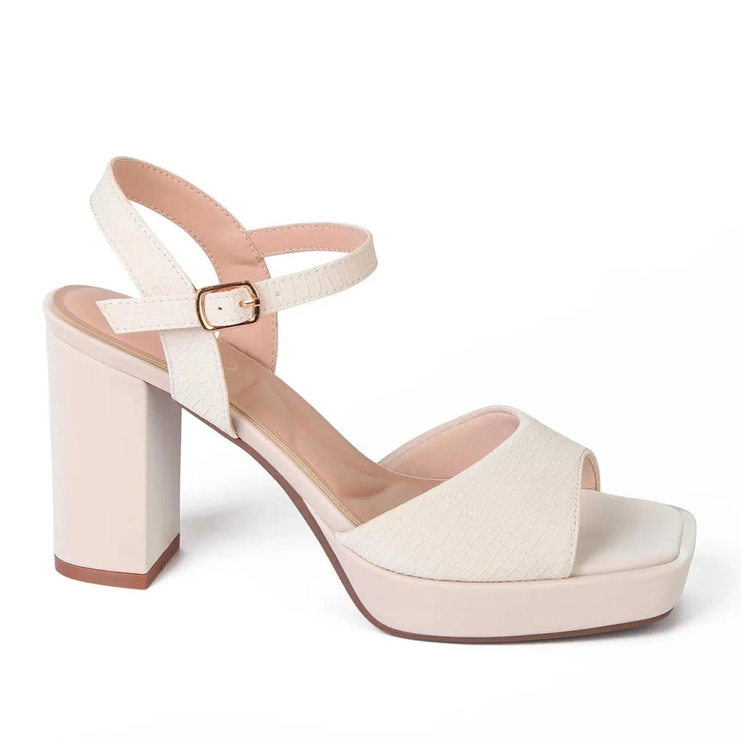 SANDALIA MUJER STHEF VESTIR OFF WHITE 8025 BLANCO 1123065 - 2