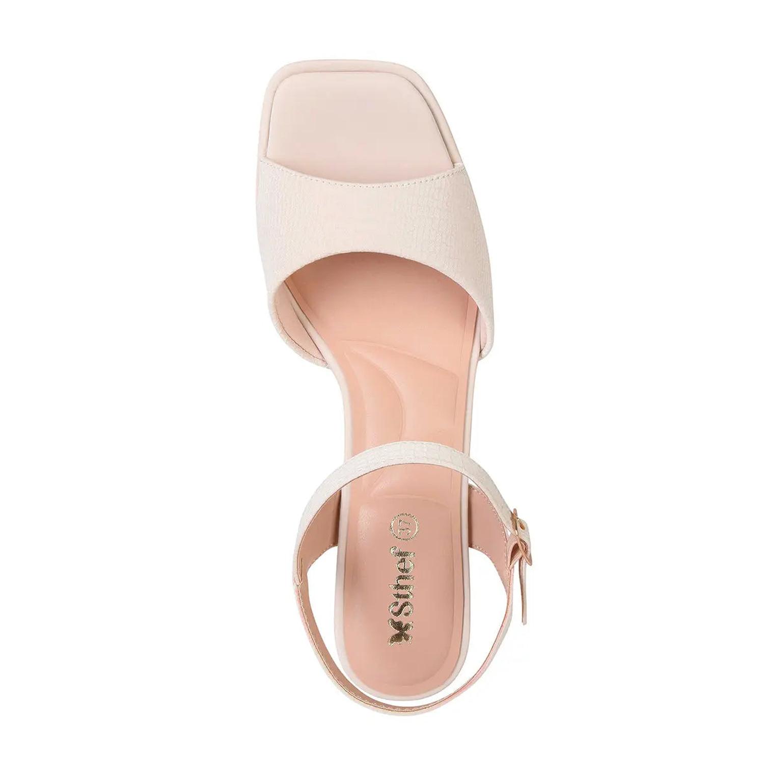 SANDALIA MUJER STHEF VESTIR OFF WHITE 8025 BLANCO 1123065 - 4