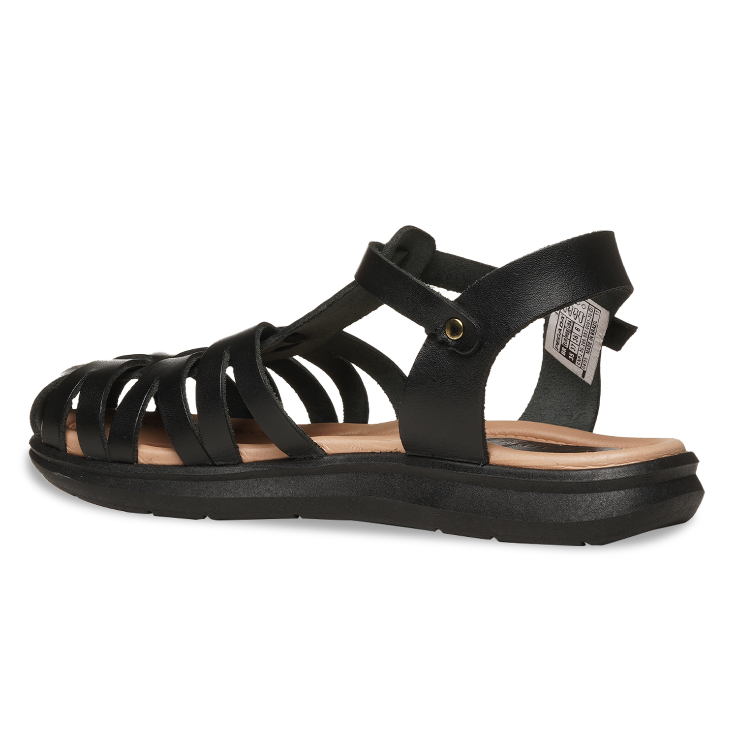 SANDALIA MUJER PEGADA CASUAL PRETO 232820-05 NEGRO 1144259 - 3