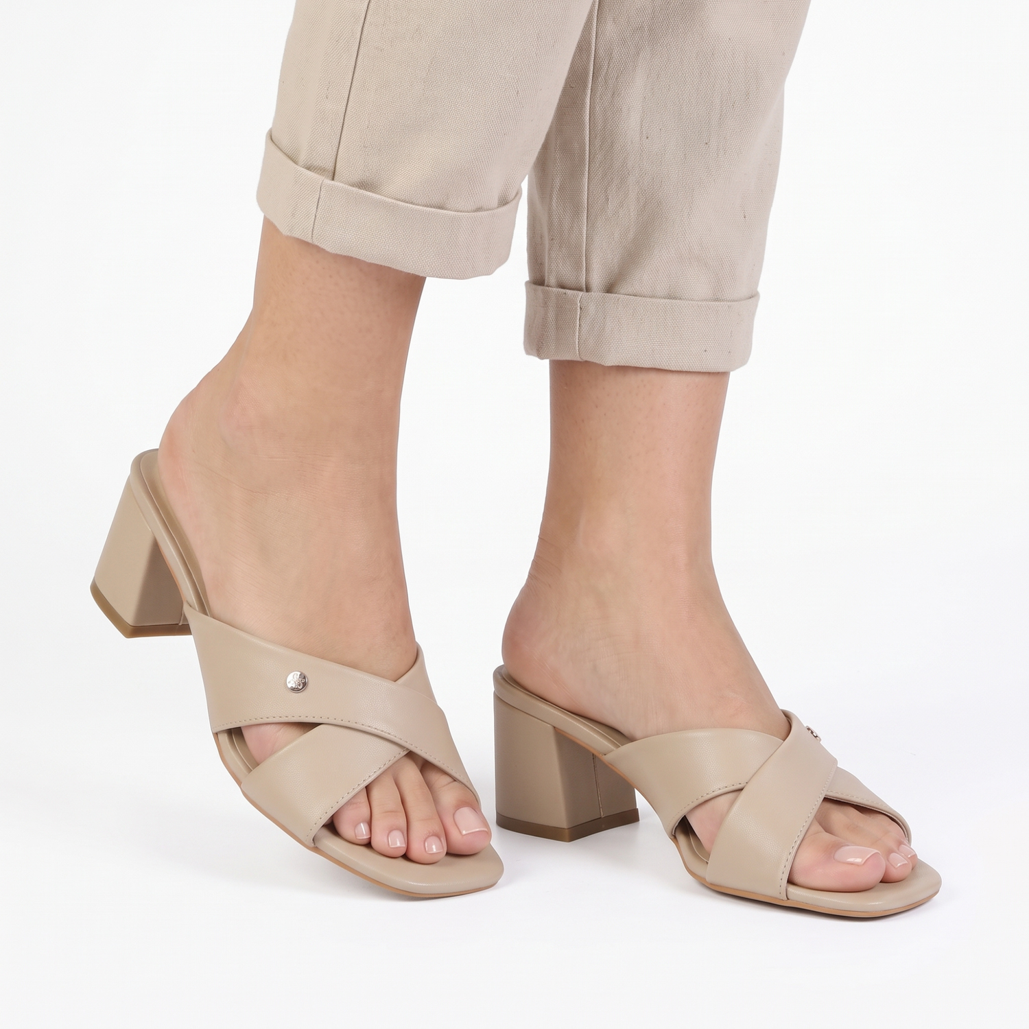 SANDALIA MUJER STHEF VESTIR BEIGE 8044 BEIGE 1123251 - 5