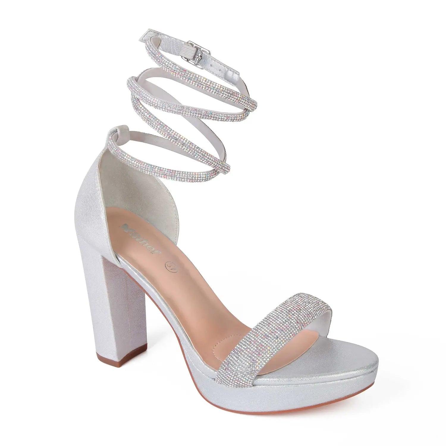 SANDALIA MUJER STHEF FIESTA PLATA 7991 - 1