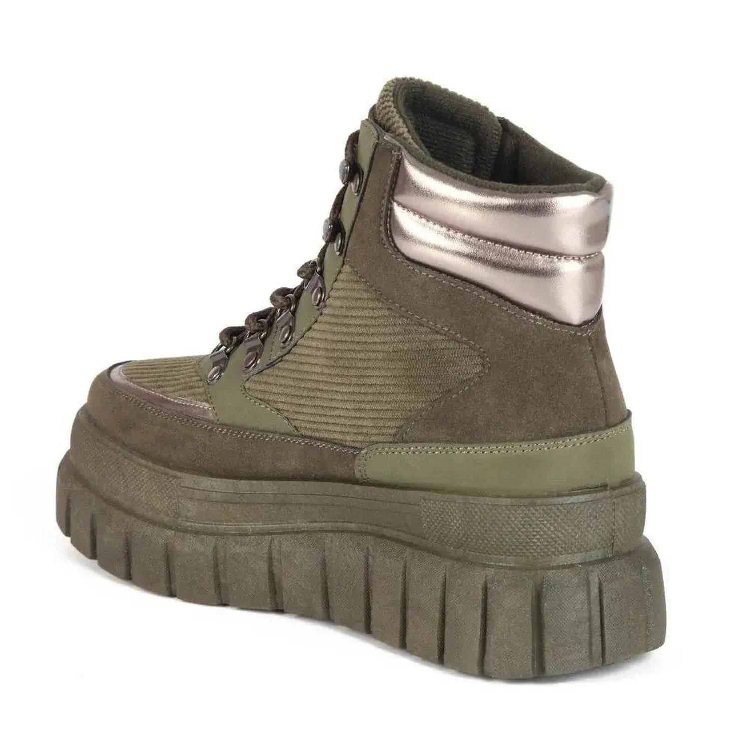 BOTIN MUJER STHEF CASUAL OLIVO 7663 COLOR 1098294 - 2