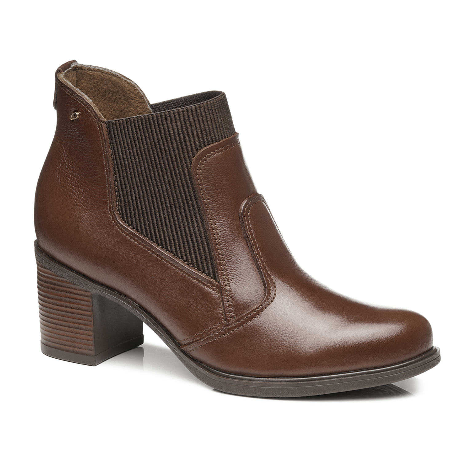 BOTIN MUJER PEGADA CUERO VESTIR PINHAO 280403-02 COLOR 1135264 - 4