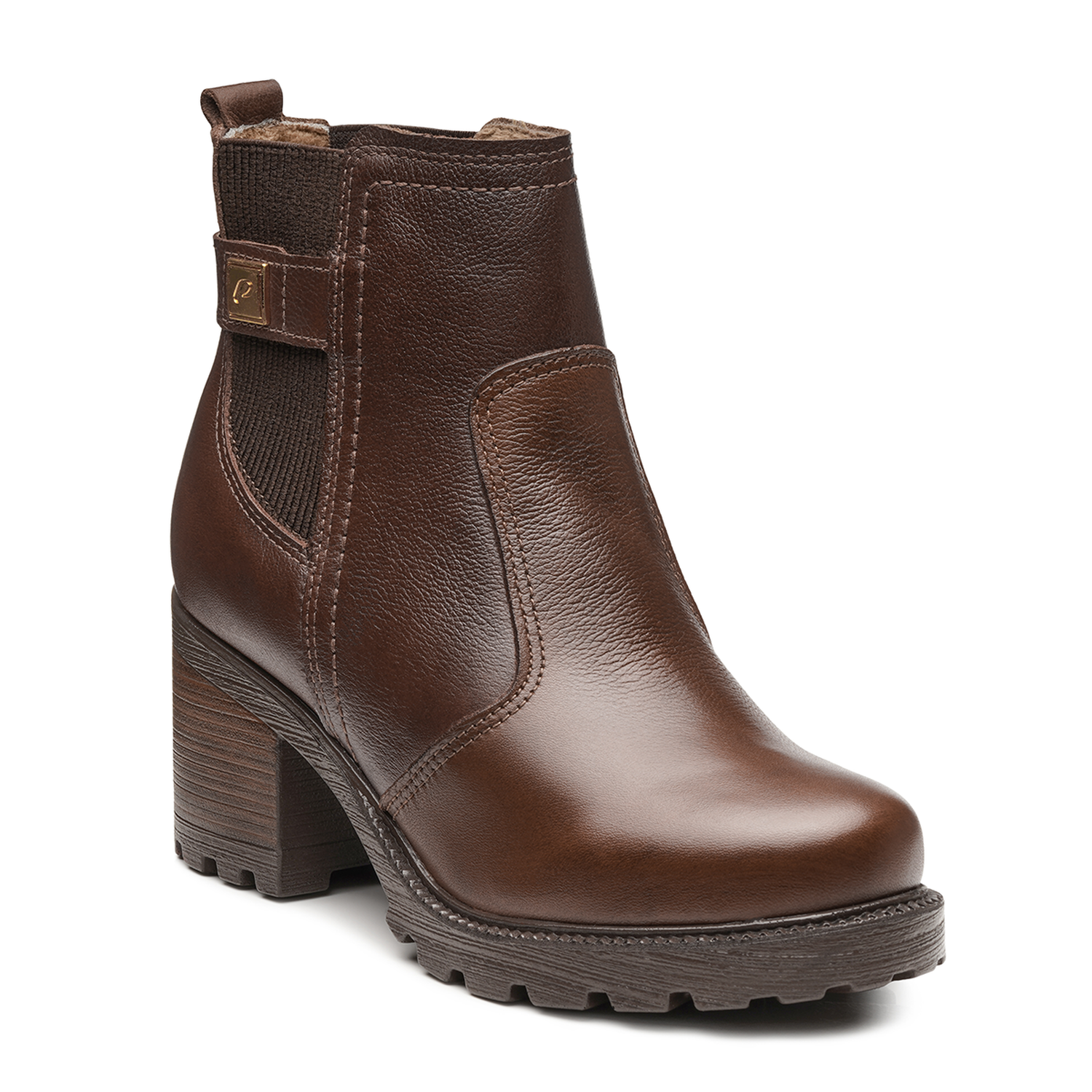 BOTIN MUJER PEGADA CUERO CASUAL PINHAO 281309-07 COLOR 1136064 - 2