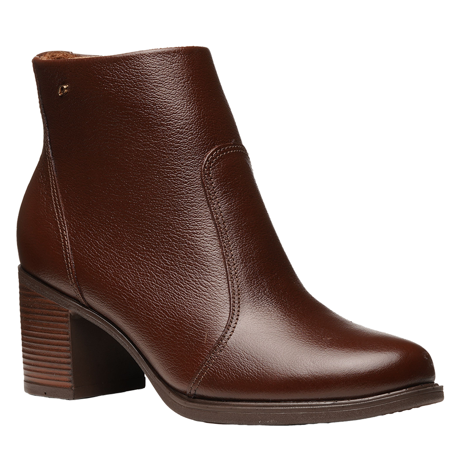 BOTIN MUJER PEGADA CUERO VESTIR PINHAO 280406-02 - 1