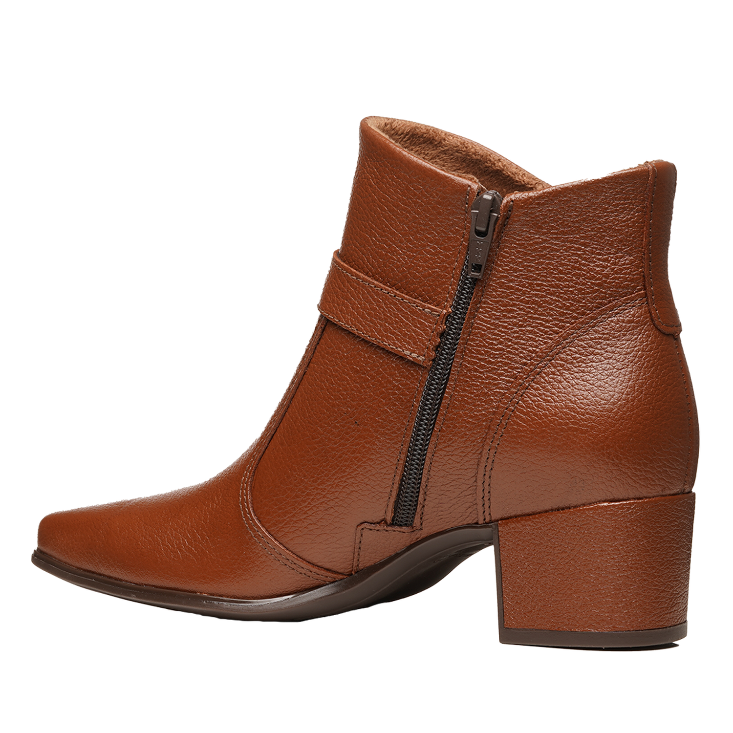 BOTIN MUJER PEGADA CUERO VESTIR TERRACOTA 280902-09 COLOR 1150852 - 3