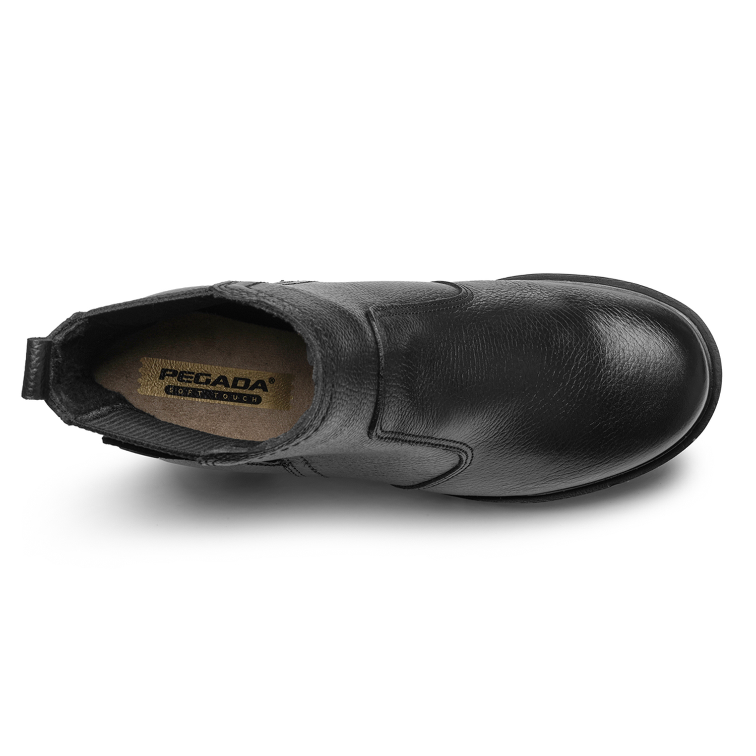 BOTIN MUJER PEGADA CUERO VESTIR PRETO 282603-02 COLOR 1150915 - 4