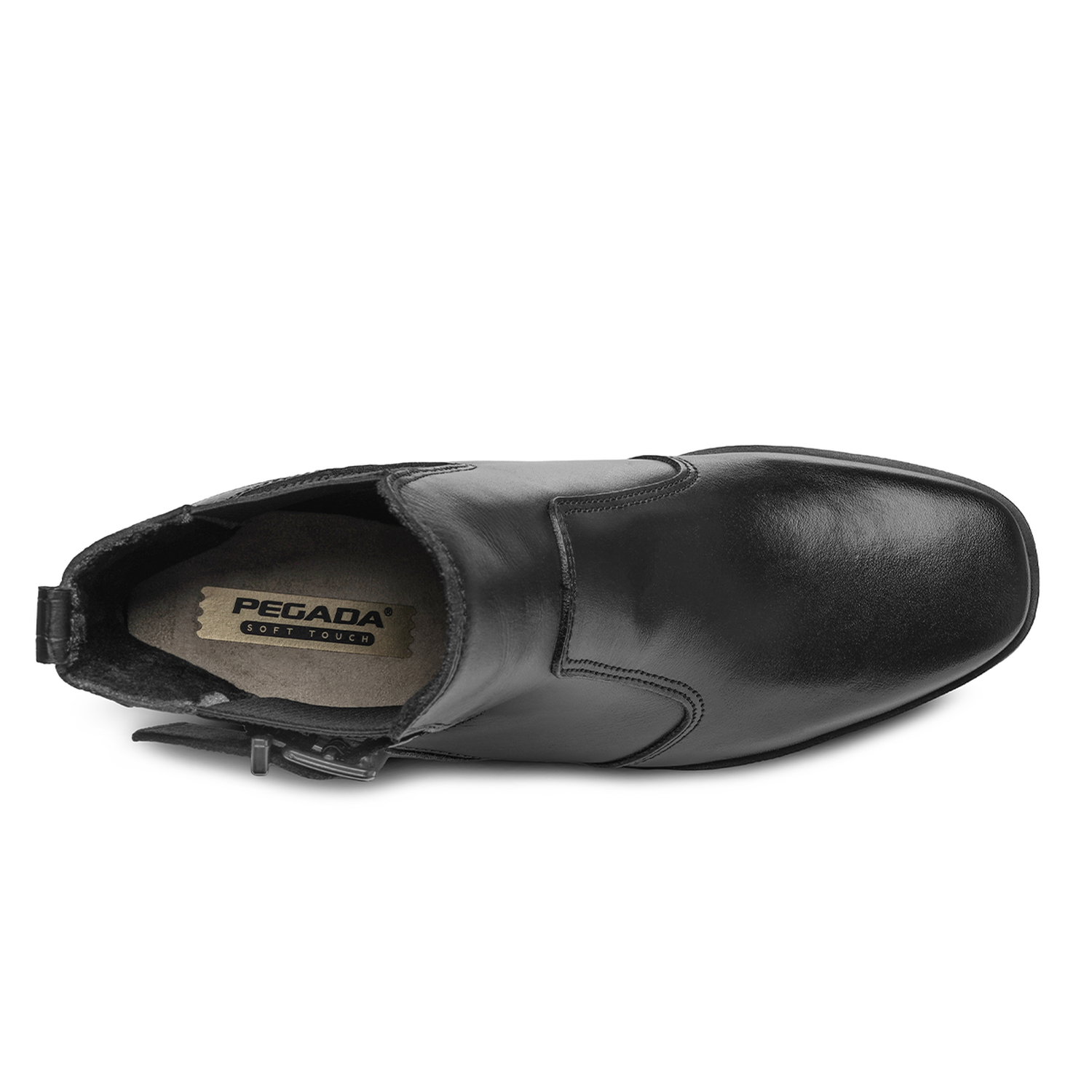 BOTIN MUJER PEGADA CUERO VESTIR PRETO 282351-05 COLOR 1135309 - 4