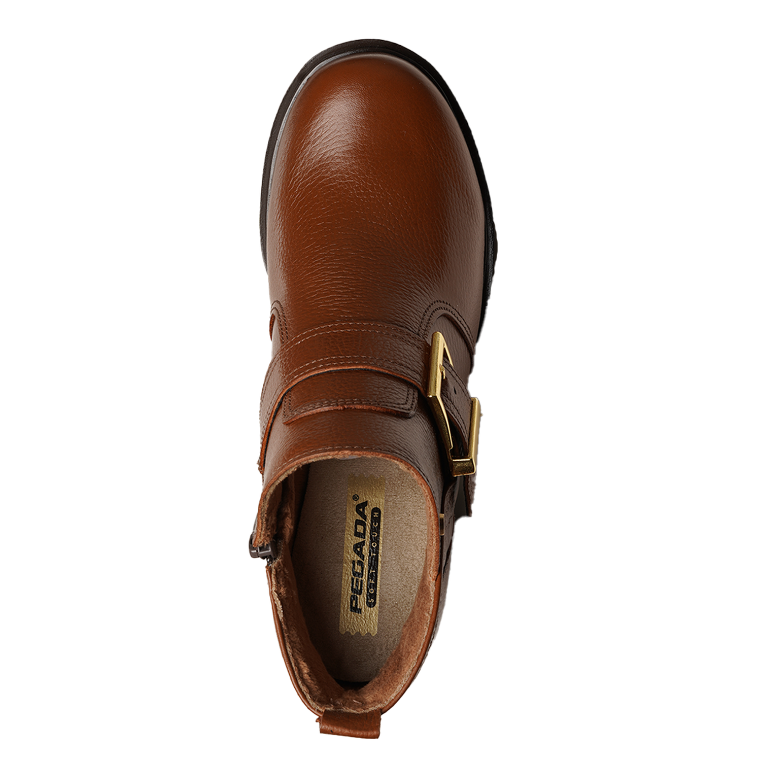BOTIN MUJER PEGADA CUERO VESTIR TERRACOTA 282604-03 COLOR 1150922 - 3