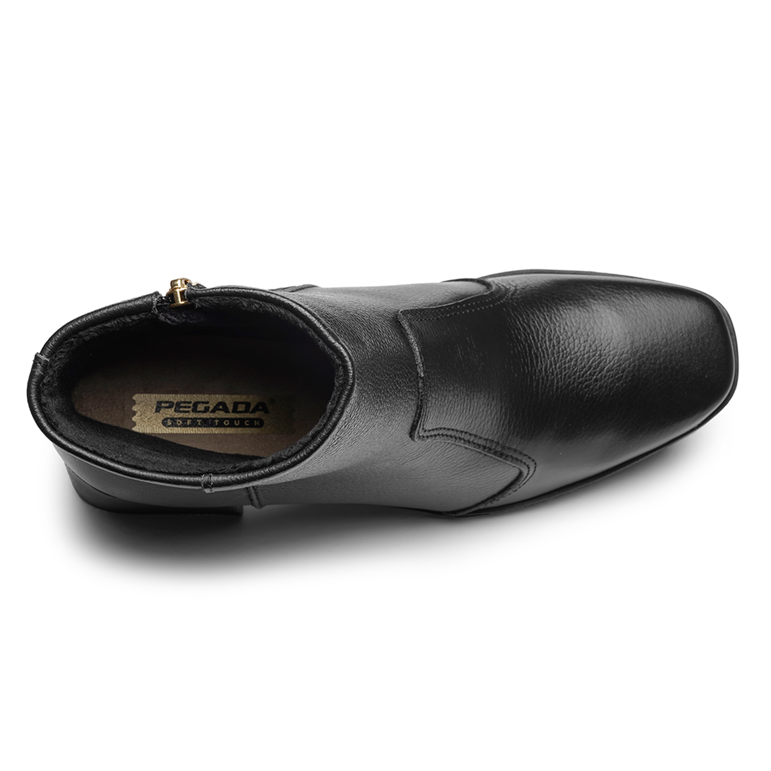 BOTIN MUJER PEGADA CUERO VESTIR PRETO 282301-05 COLOR 1121894 - 3