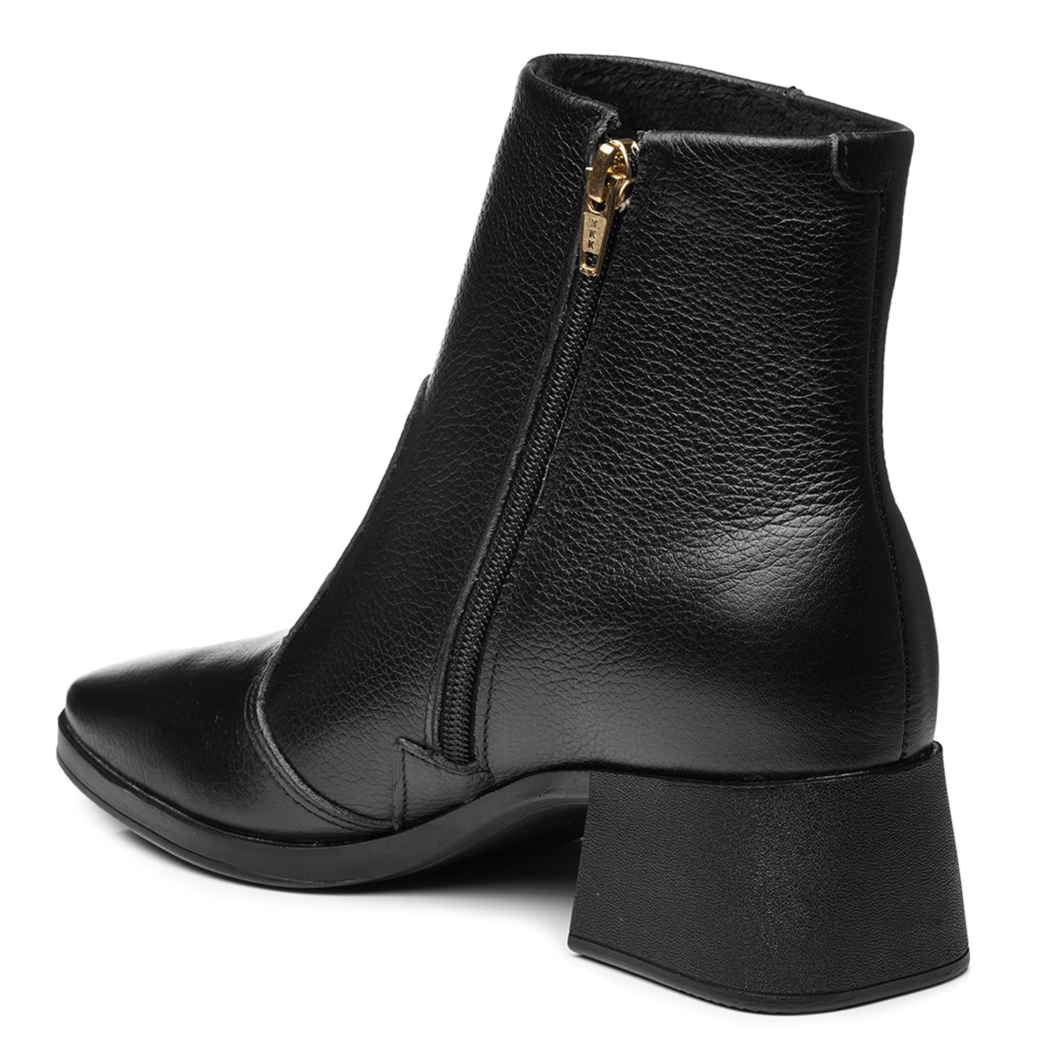 BOTIN MUJER PEGADA CUERO VESTIR PRETO 282301-05 COLOR 1121894 - 4