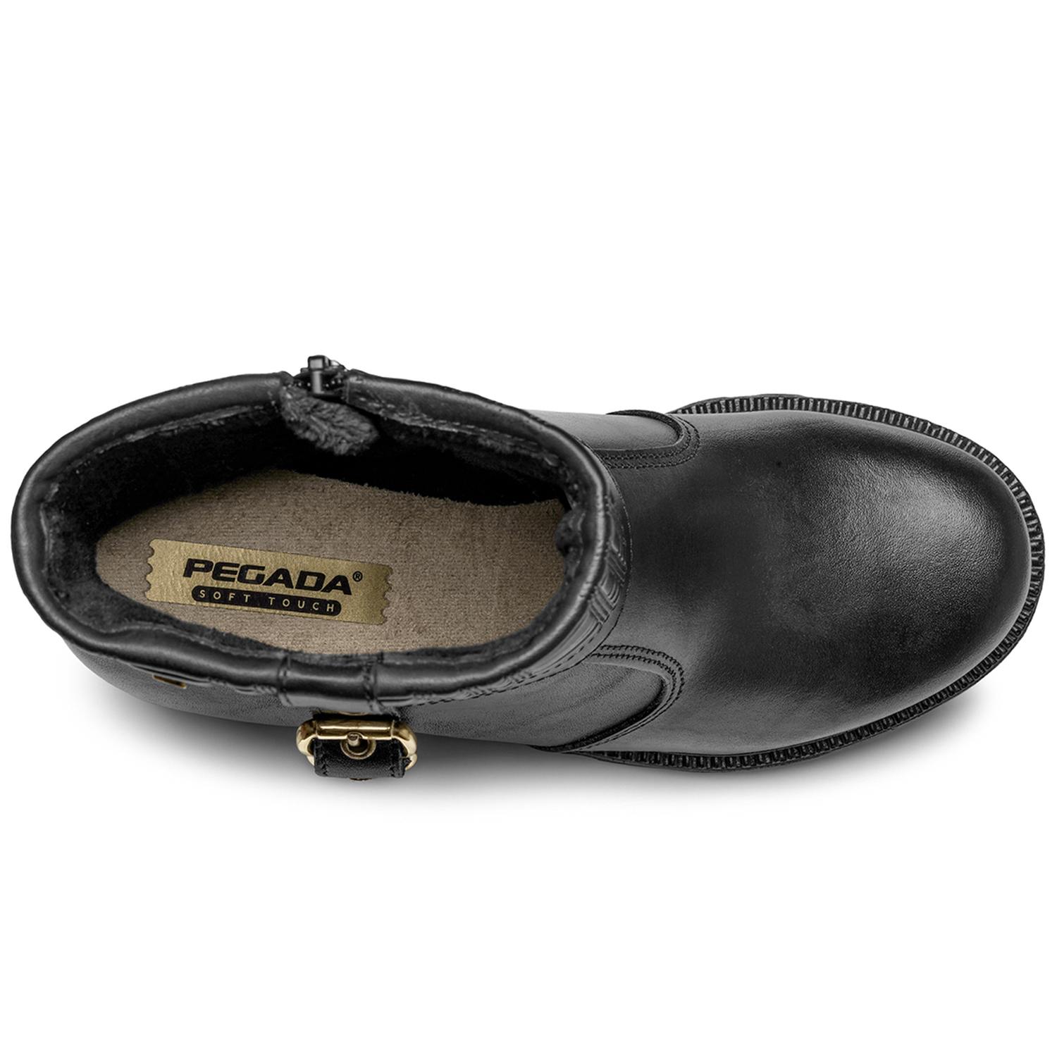 BOTIN MUJER PEGADA CUERO CASUAL PRETO 281311-05 COLOR 1135299 - 4