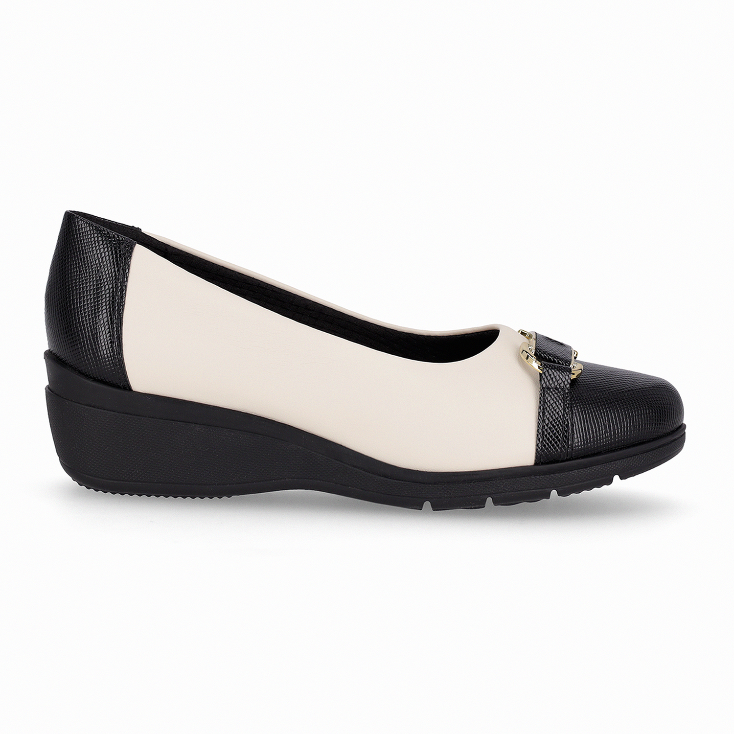 ZAPATO JOANETE MUJER PICCADILLY PRETO/OFF WHITE 11713700000001 BLANCO 1150692 - 2