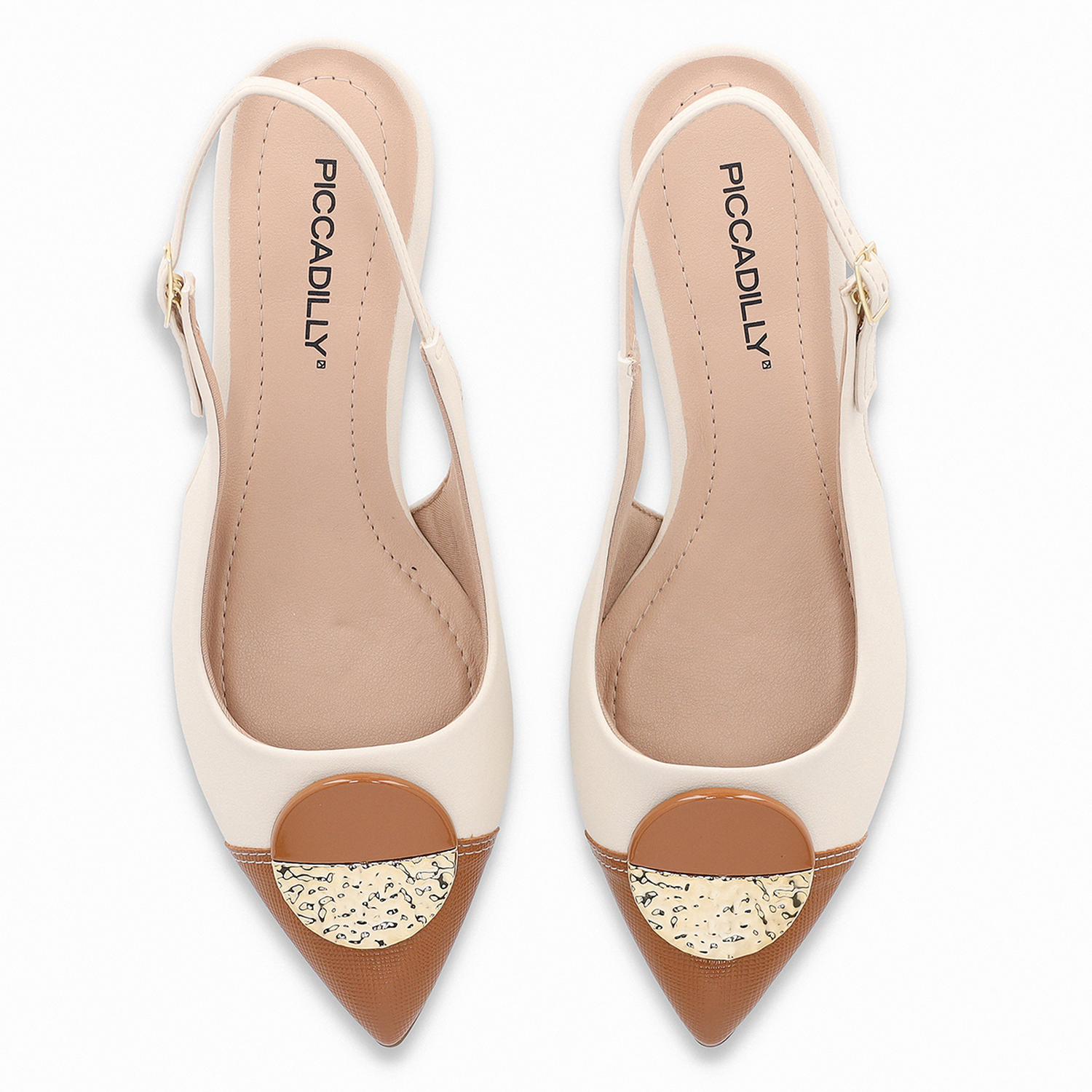 ZAPATO JOANETE MUJER PICCADILLY OFF WHITE/MASCAVO 73909100000001 COLOR 1138492 - 2