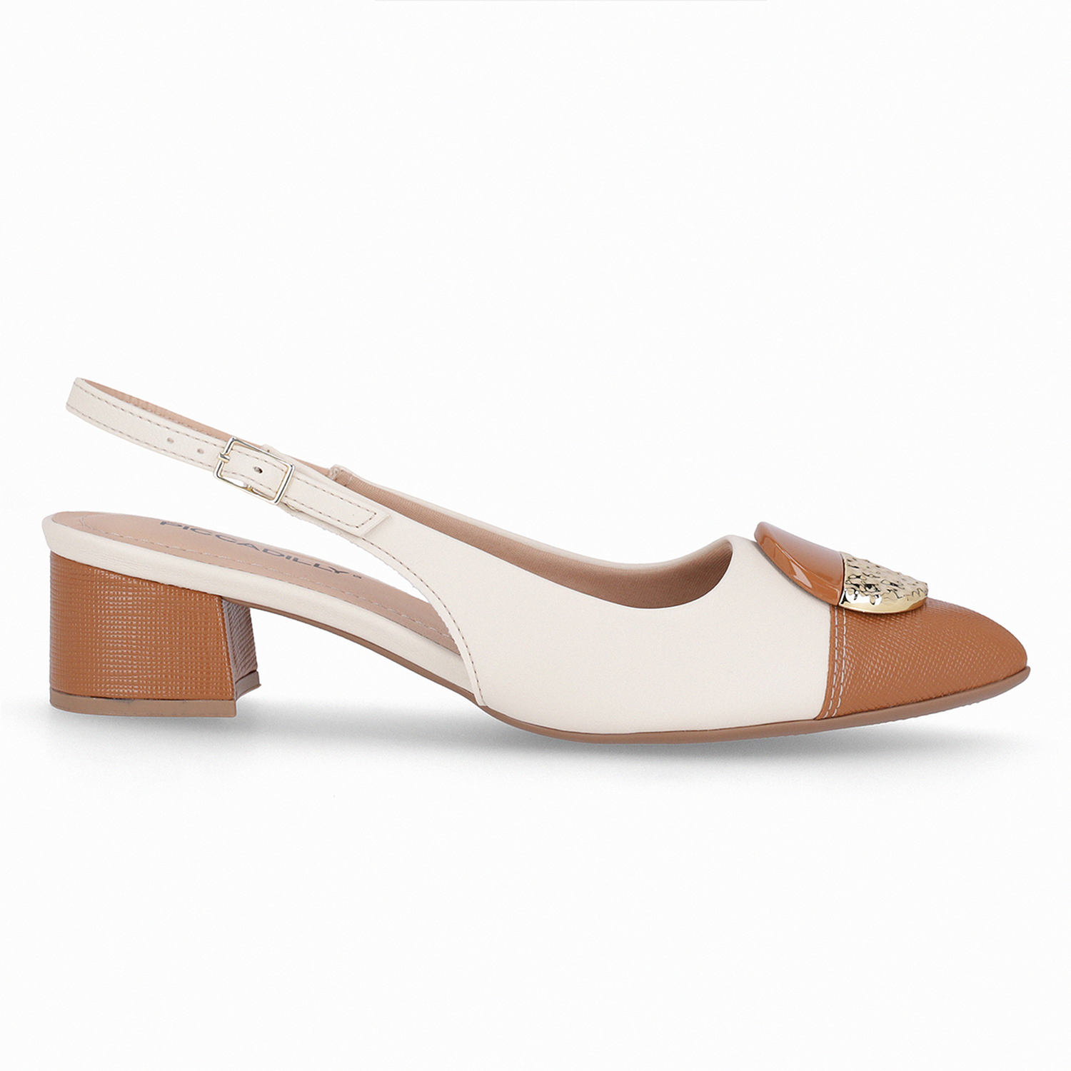 ZAPATO JOANETE MUJER PICCADILLY OFF WHITE/MASCAVO 73909100000001 COLOR 1138492 - 3