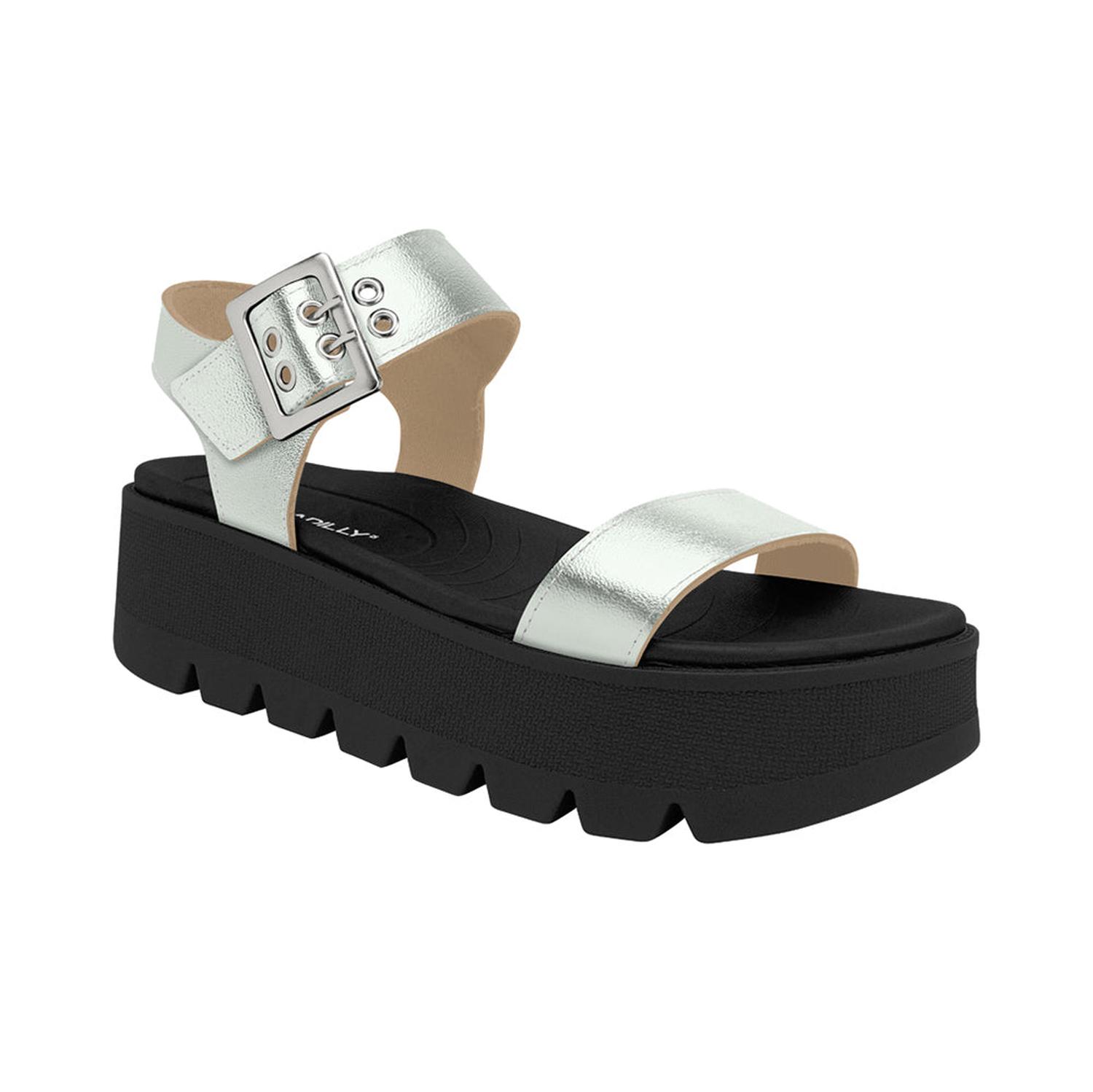 SANDALIA MUJER PICCADILLY CASUAL PRATA 58600500000006 - 1